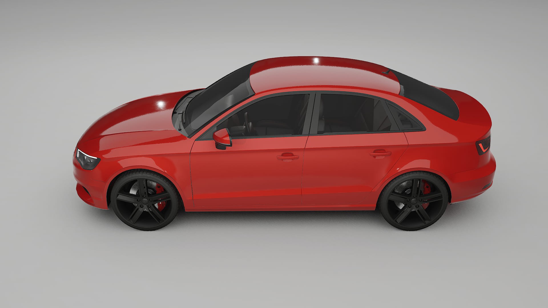Audi A3 8V sedan prefacelift pre LCI TPU Lackskyddsfilm | BLAZE Färgskiftande PPF – Komplett Förskuret Kit