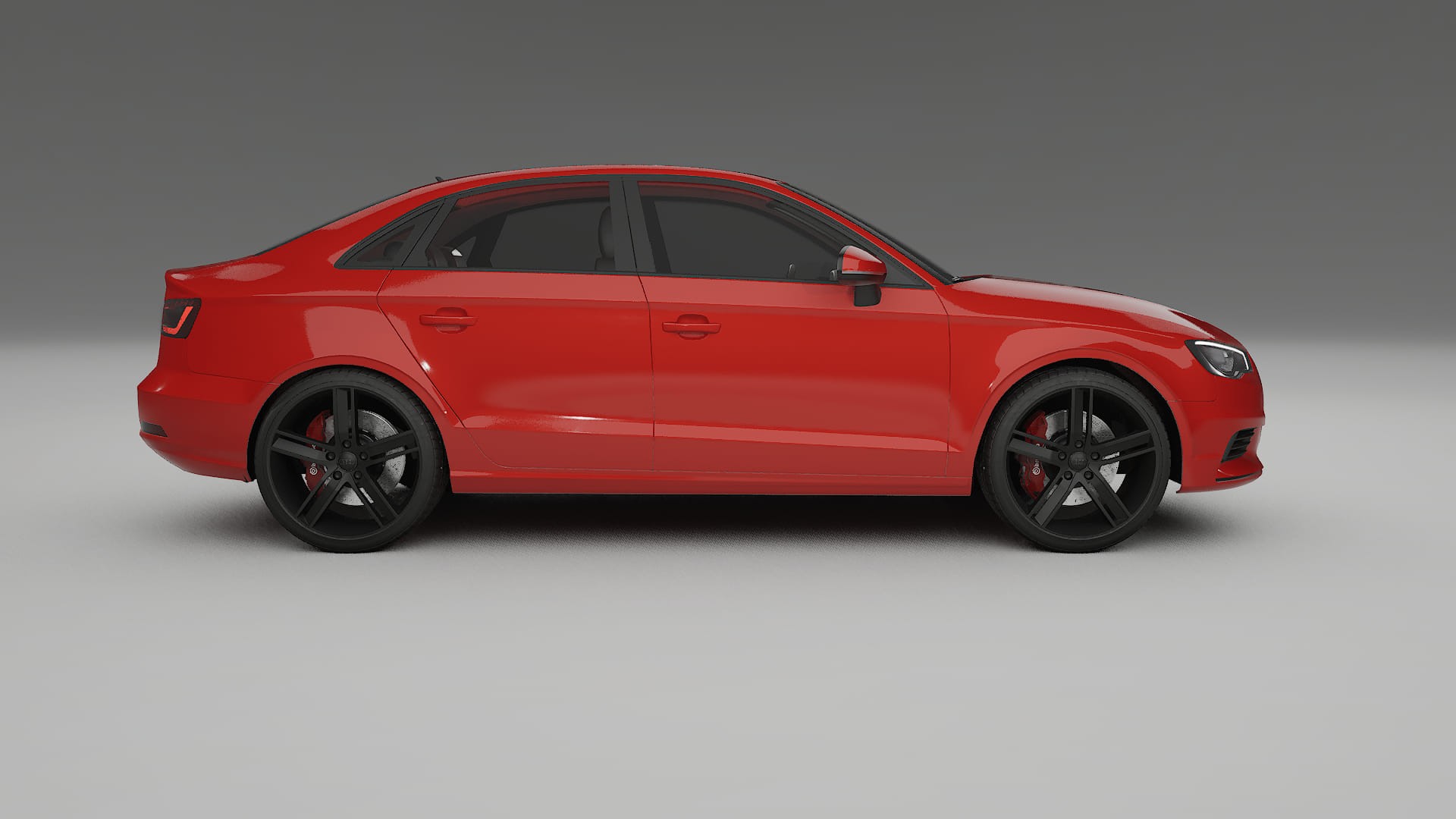 Audi A3 8V sedan prefacelift pre LCI TPU Lackskyddsfilm | BLAZE Färgskiftande PPF – Komplett Förskuret Kit