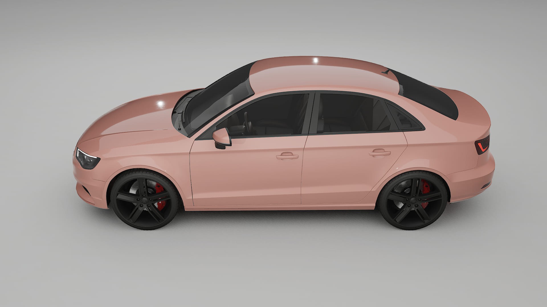 Audi A3 8V sedan prefacelift pre LCI TPU Lackskyddsfilm | BLUSH Färgskiftande PPF – Komplett Förskuret Kit
