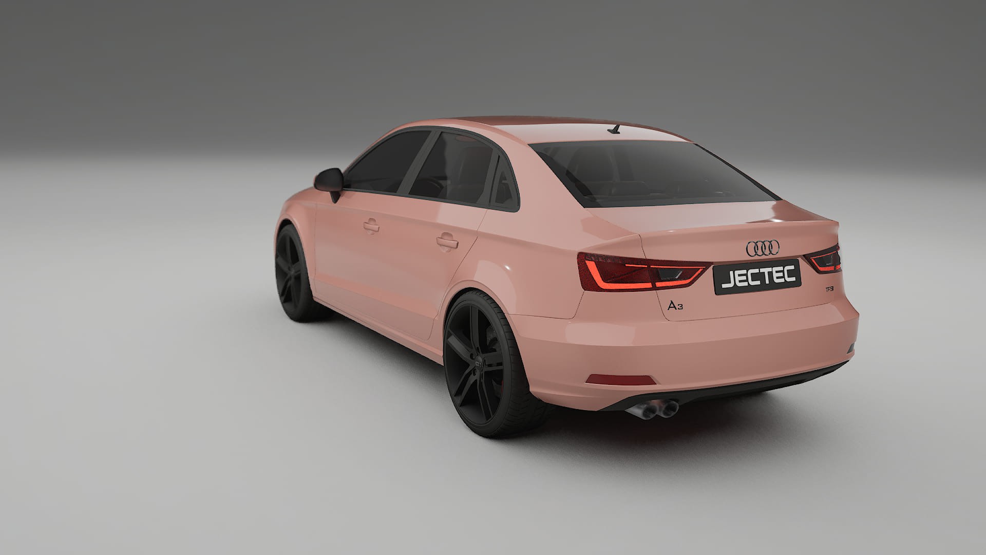 Audi A3 8V sedan prefacelift pre LCI TPU Lackskyddsfilm | BLUSH Färgskiftande PPF – Komplett Förskuret Kit