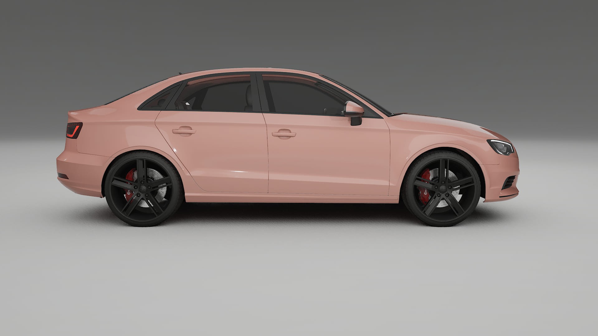 Audi A3 8V sedan prefacelift pre LCI TPU Lackskyddsfilm | BLUSH Färgskiftande PPF – Komplett Förskuret Kit