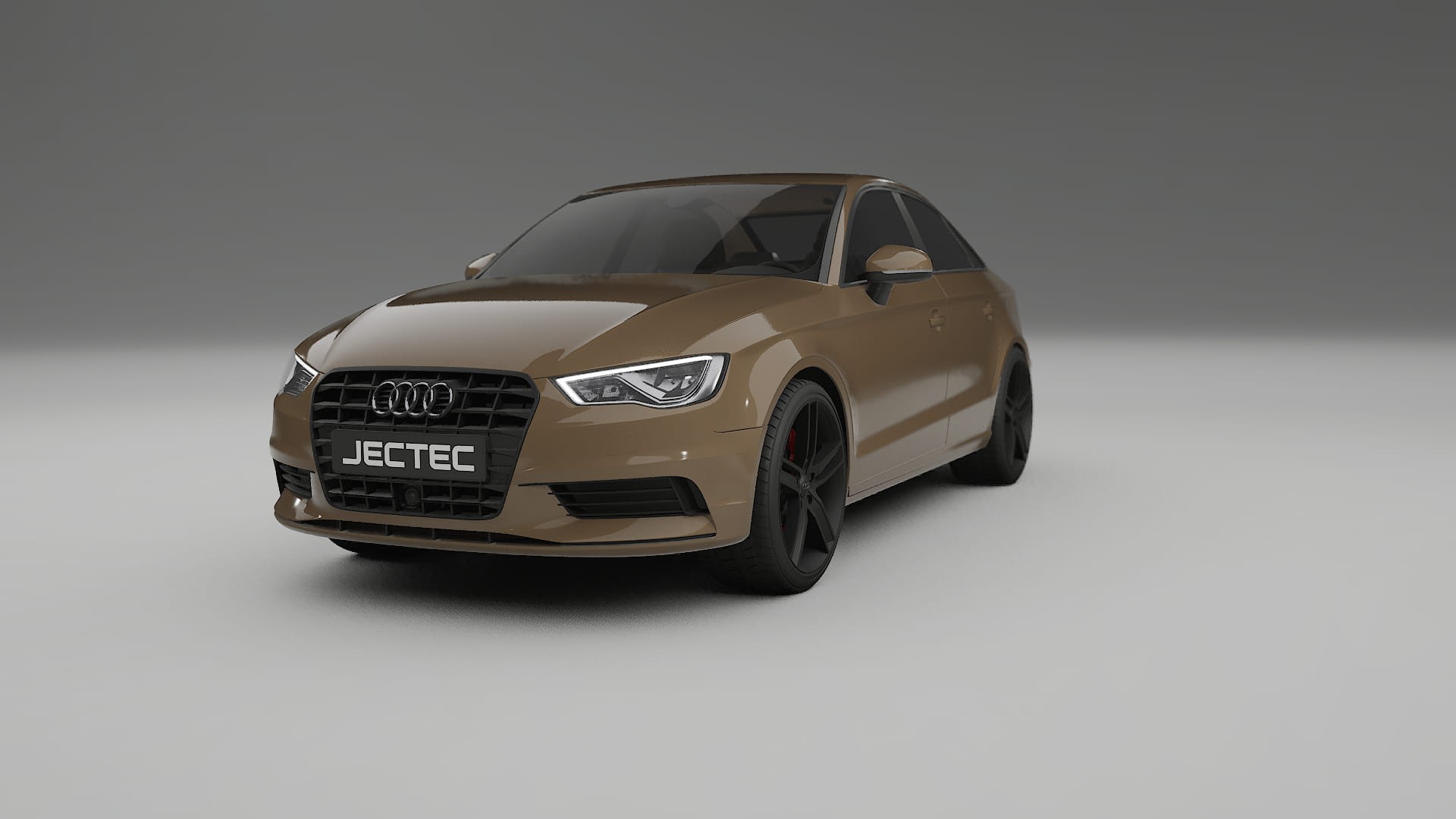 Audi A3 8V sedan prefacelift pre LCI TPU Lackskyddsfilm | SAHARA Färgskiftande PPF – Komplett Förskuret Kit