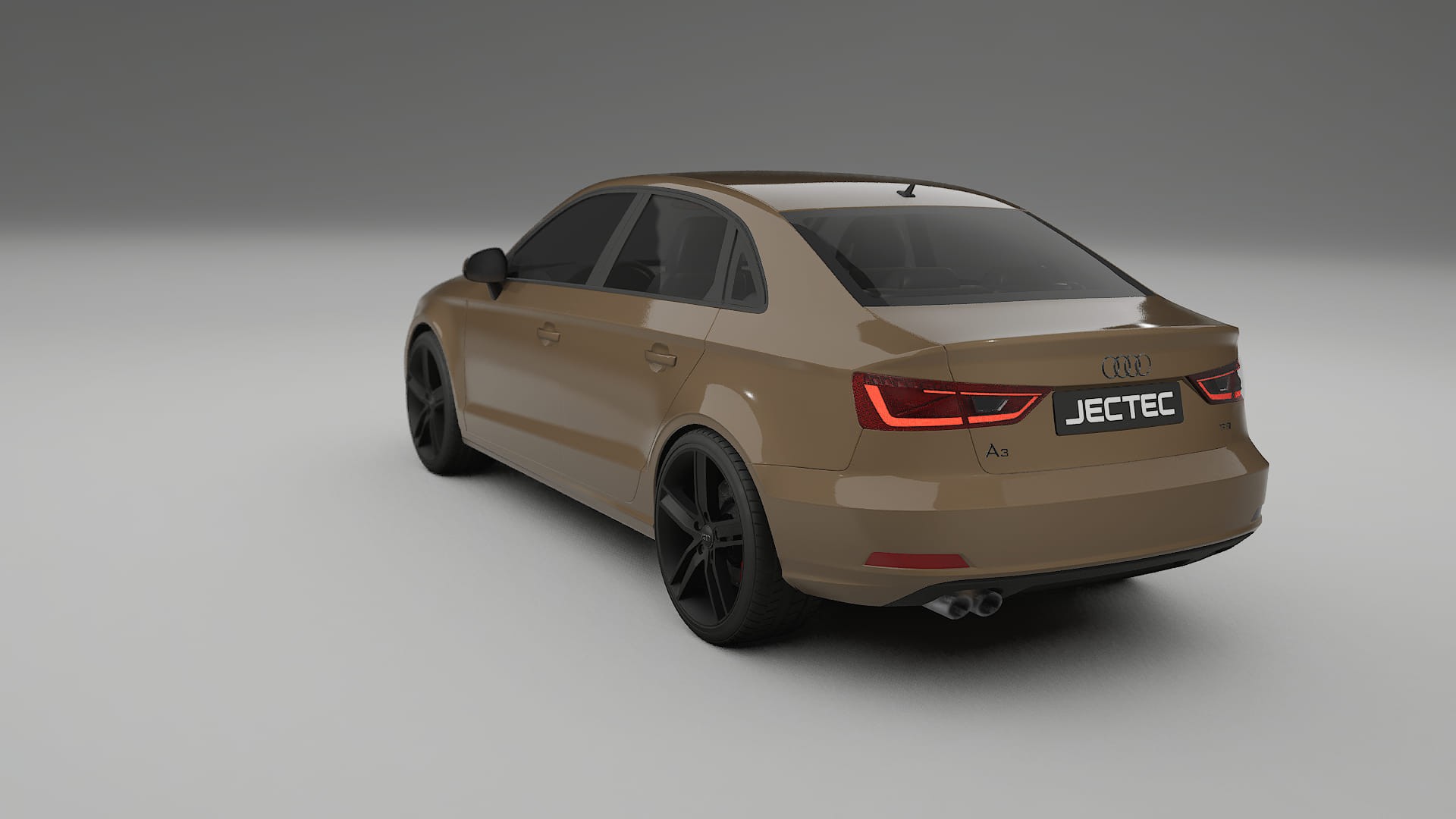 Audi A3 8V sedan prefacelift pre LCI TPU Lackskyddsfilm | SAHARA Färgskiftande PPF – Komplett Förskuret Kit