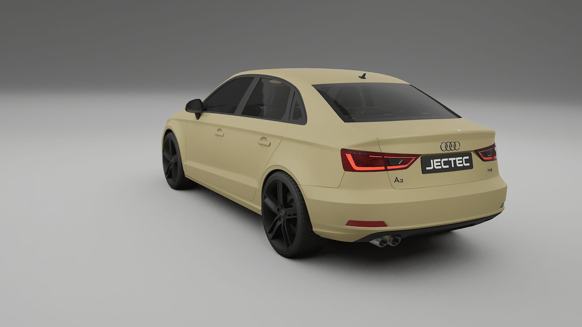 Audi A3 8V sedan prefacelift pre LCI TPU Lackskyddsfilm | SAND Färgskiftande PPF – Komplett Förskuret Kit