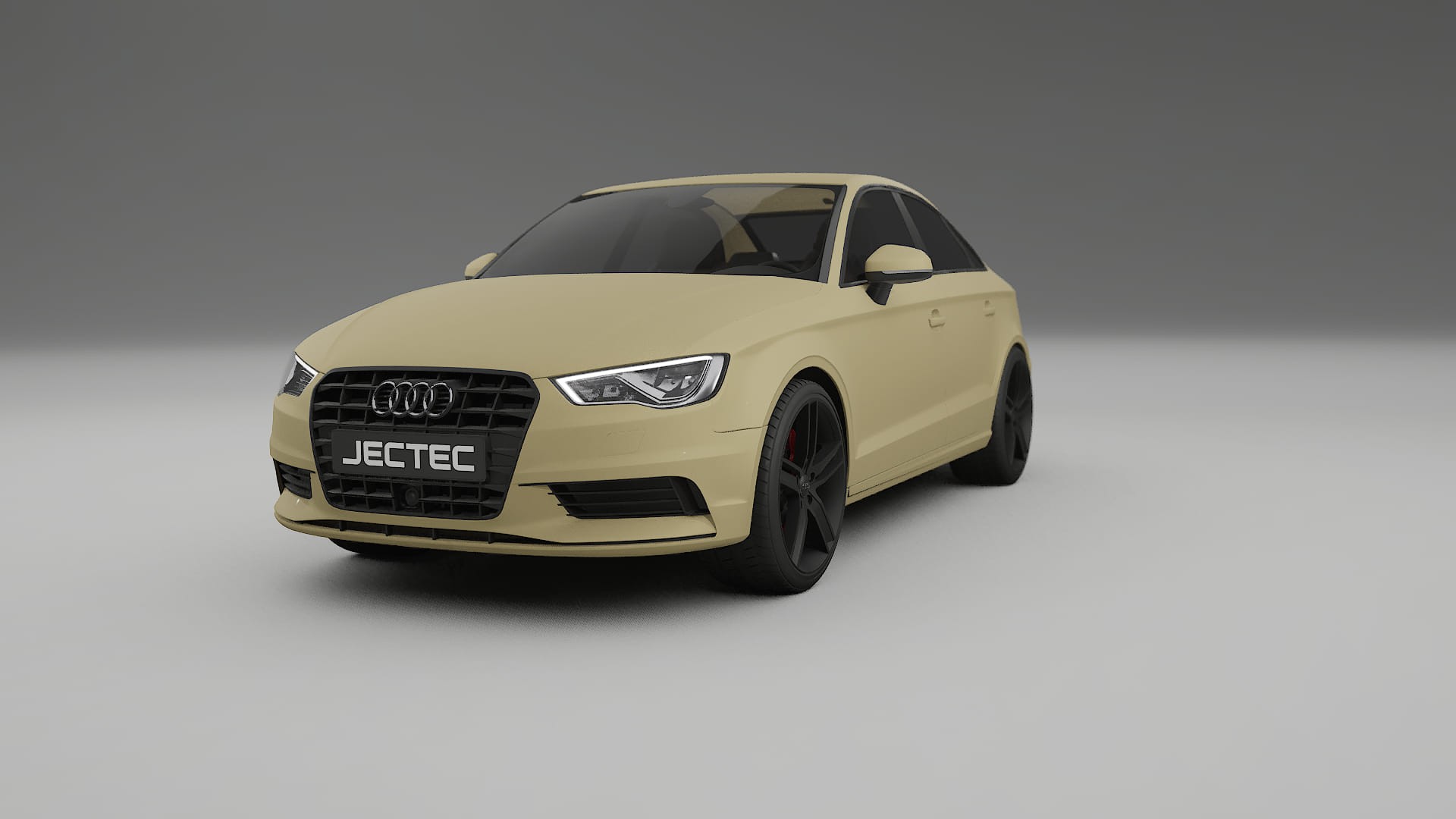 Audi A3 8V sedan prefacelift pre LCI TPU Lackskyddsfilm | SAND Färgskiftande PPF – Komplett Förskuret Kit