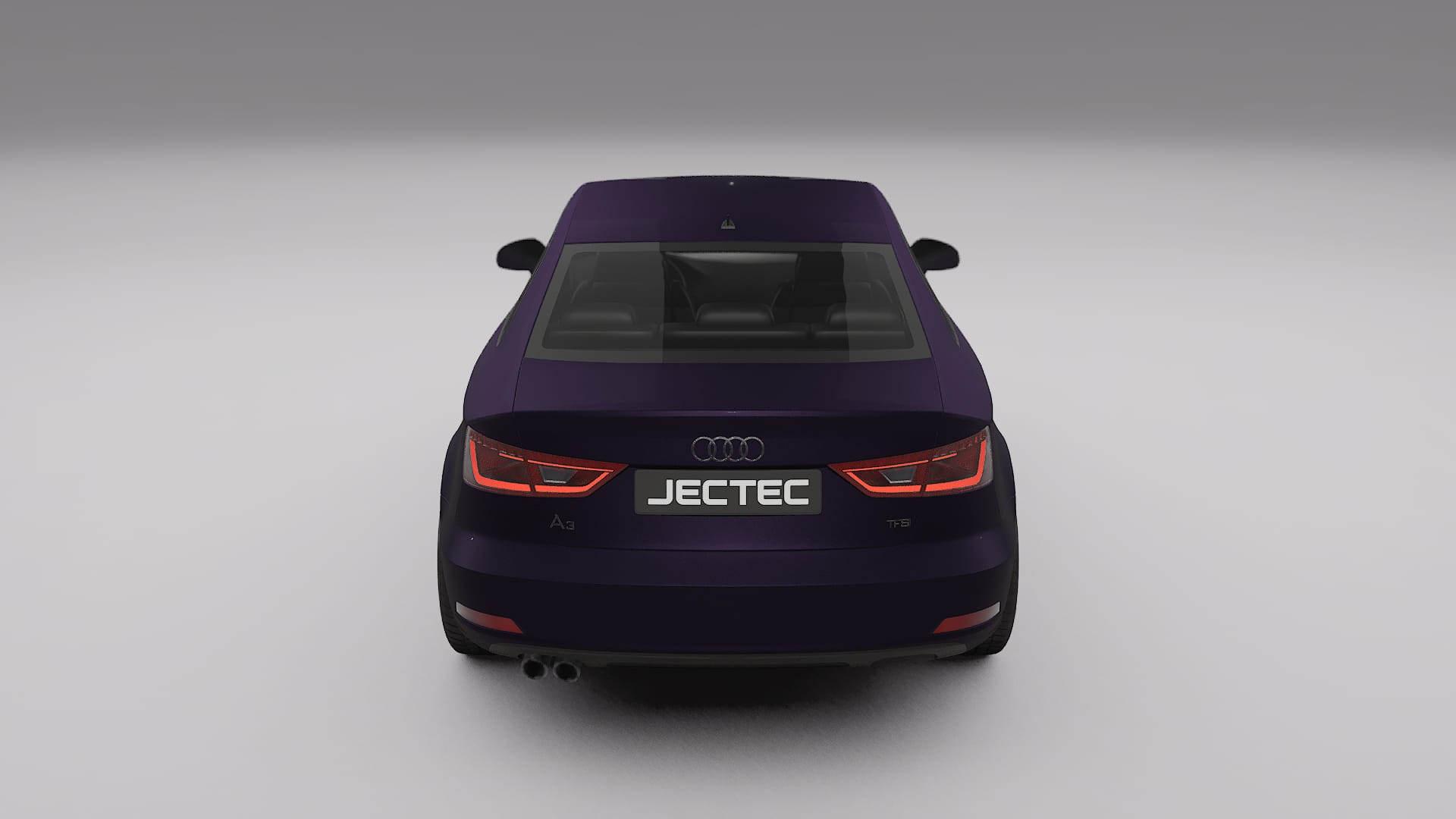 Audi A3 8V sedan prefacelift pre LCI TPU Lackskyddsfilm | VIOLET Färgskiftande PPF – Komplett Förskuret Kit