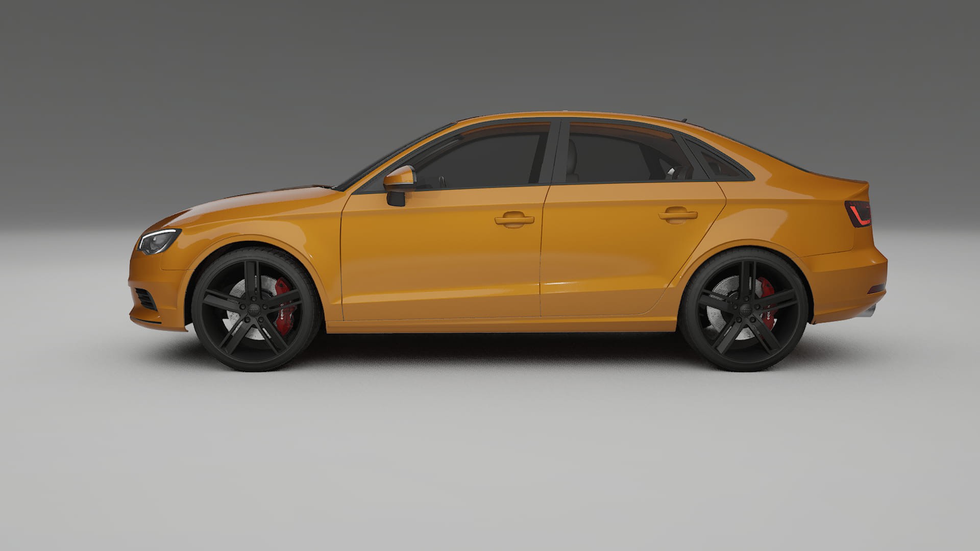 Audi A3 8V sedan prefacelift pre LCI TPU Lackskyddsfilm | DAISY Färgskiftande PPF – Komplett Förskuret Kit