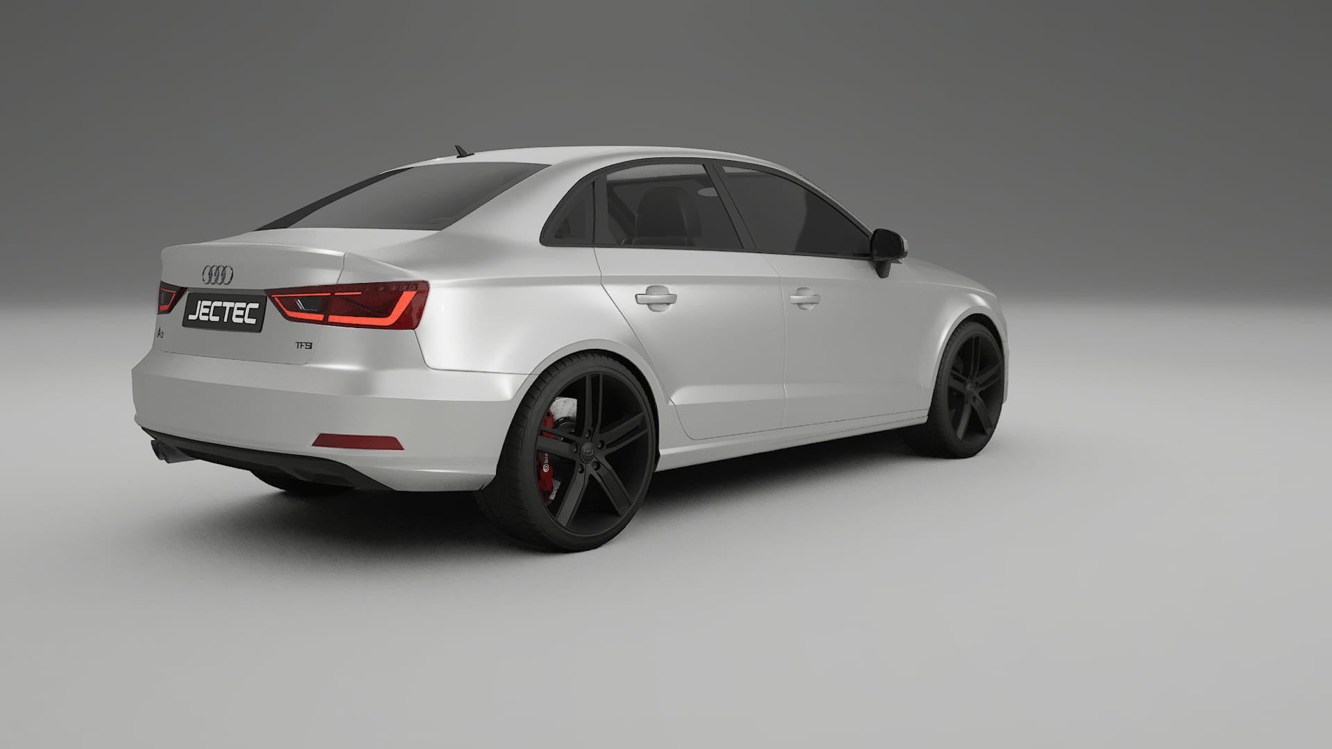 Audi A3 8V sedan prefacelift pre LCI TPU Lackskyddsfilm | OPAL Färgskiftande PPF – Komplett Förskuret Kit