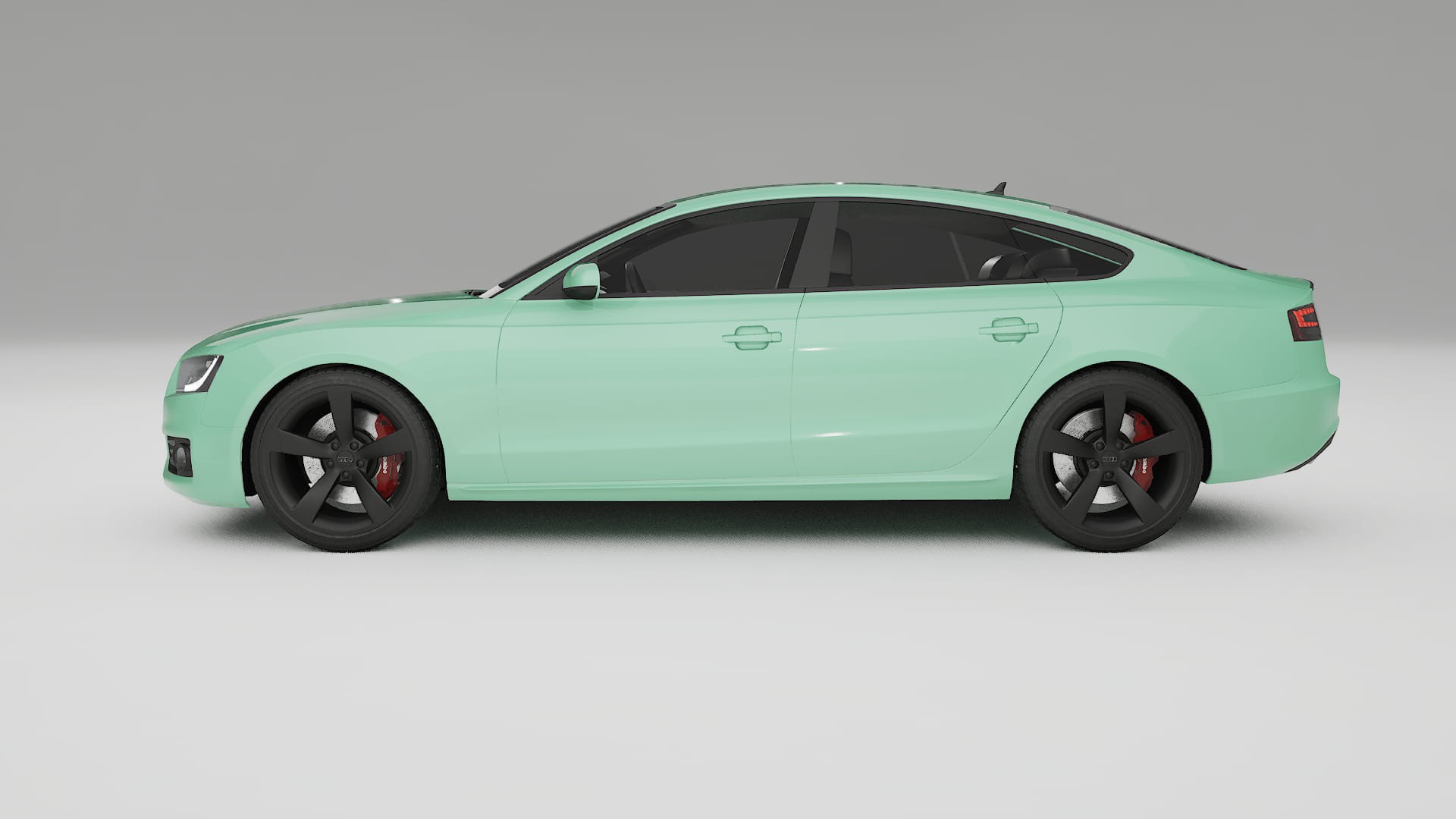 Audi A5 8T Sportback prefacelift pre LCI TPU Lackskyddsfilm | DUSTY Färgskiftande PPF – Komplett Förskuret Kit