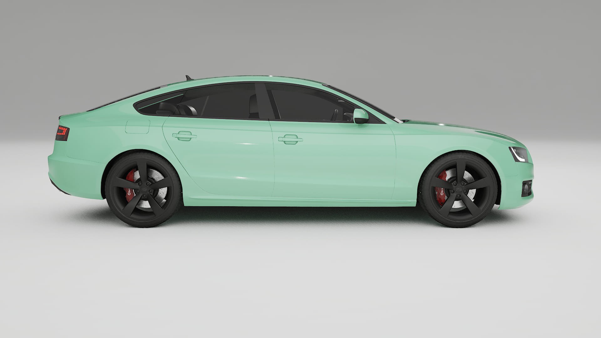 Audi A5 8T Sportback prefacelift pre LCI TPU Lackskyddsfilm | DUSTY Färgskiftande PPF – Komplett Förskuret Kit