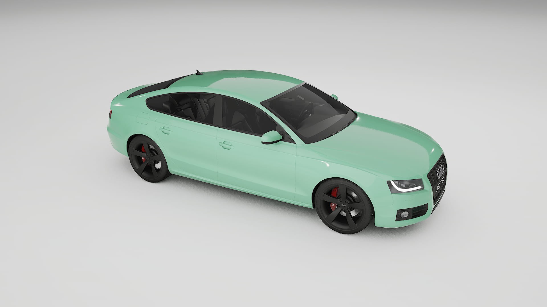 Audi A5 8T Sportback prefacelift pre LCI TPU Lackskyddsfilm | DUSTY Färgskiftande PPF – Komplett Förskuret Kit