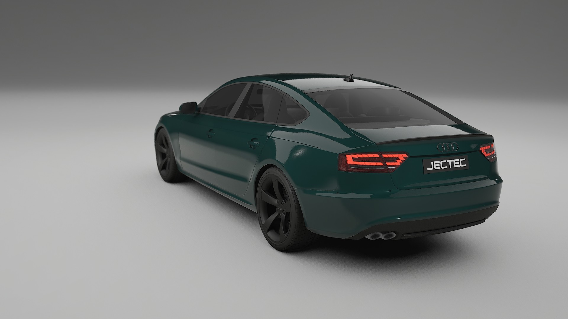 Audi A5 8T Sportback prefacelift pre LCI TPU Lackskyddsfilm | INFERNO Färgskiftande PPF – Komplett Förskuret Kit