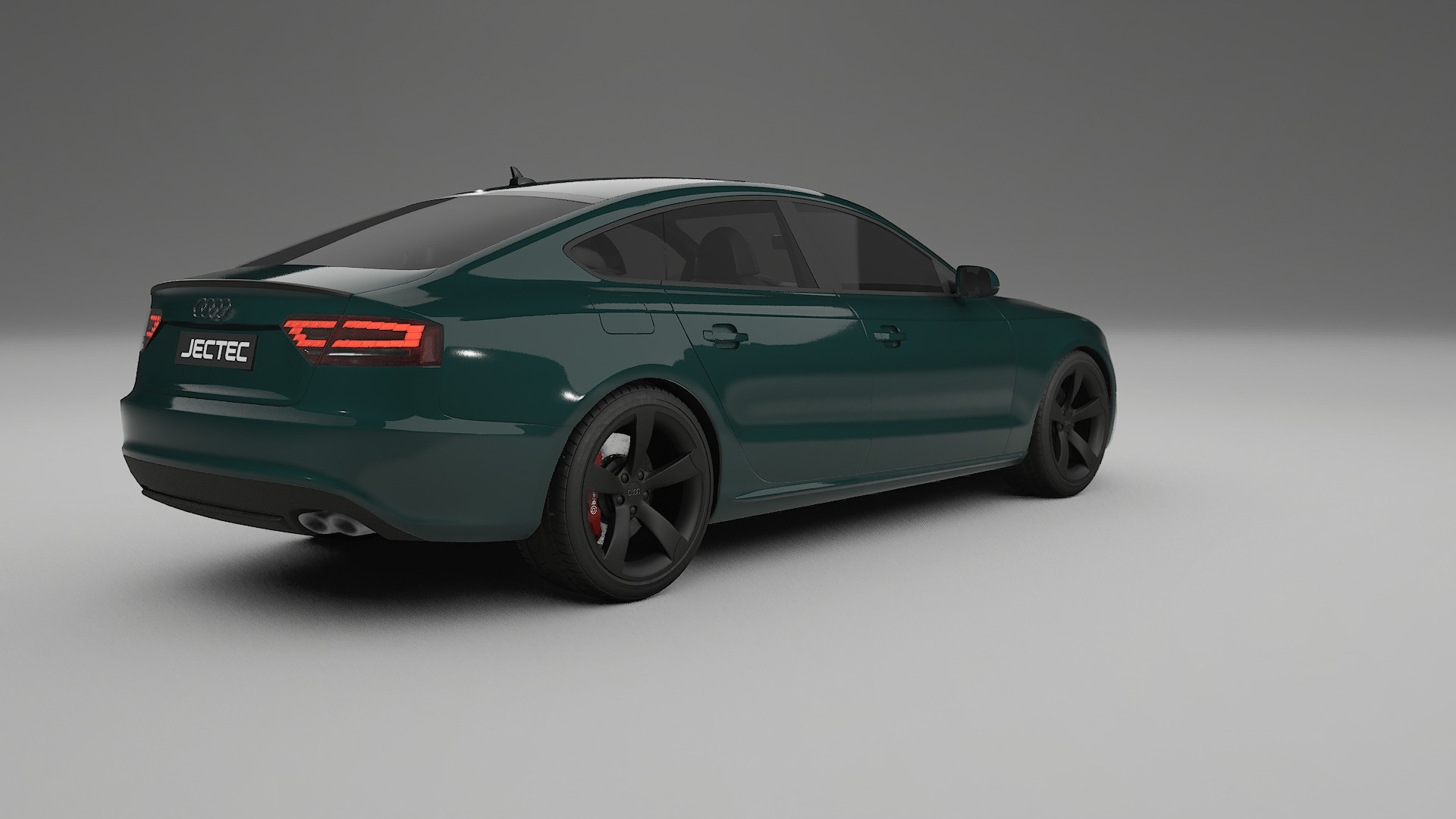 Audi A5 8T Sportback prefacelift pre LCI TPU Lackskyddsfilm | INFERNO Färgskiftande PPF – Komplett Förskuret Kit