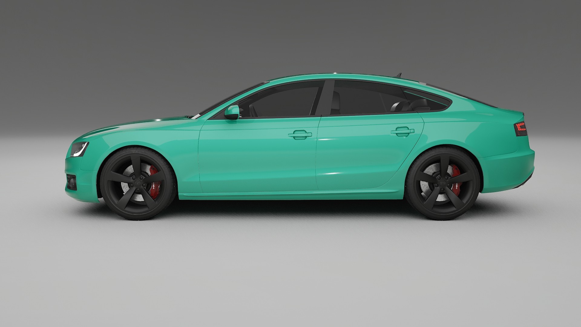 Audi A5 8T Sportback prefacelift pre LCI TPU Lackskyddsfilm | JEWEL Färgskiftande PPF – Komplett Förskuret Kit