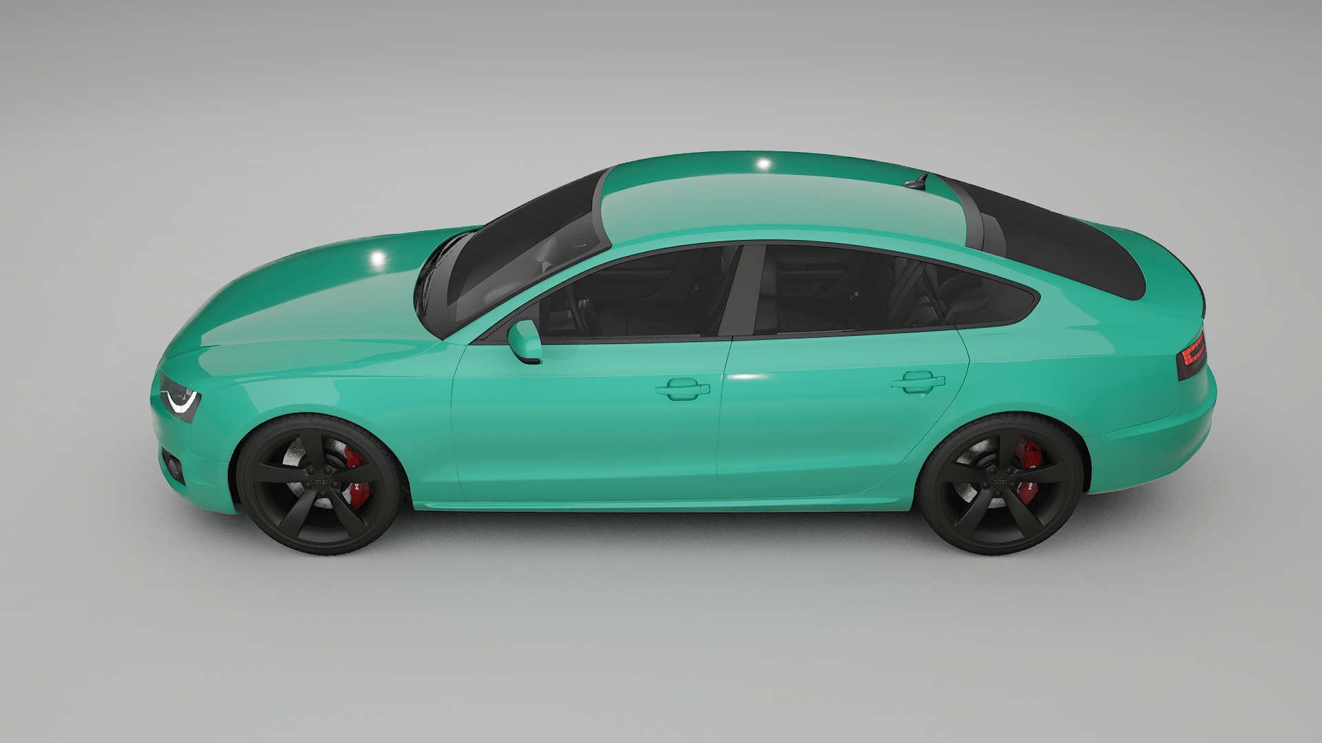 Audi A5 8T Sportback prefacelift pre LCI TPU Lackskyddsfilm | JEWEL Färgskiftande PPF – Komplett Förskuret Kit