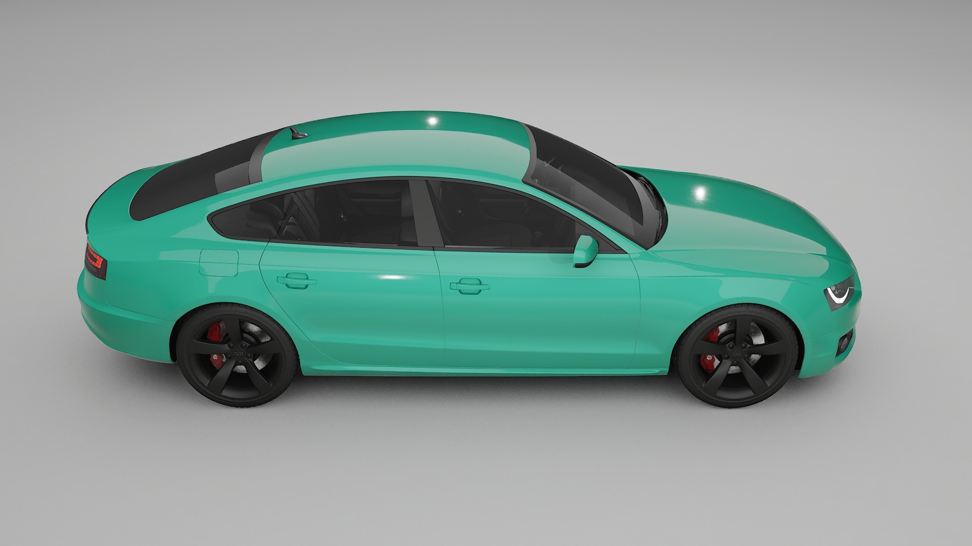 Audi A5 8T Sportback prefacelift pre LCI TPU Lackskyddsfilm | JEWEL Färgskiftande PPF – Komplett Förskuret Kit