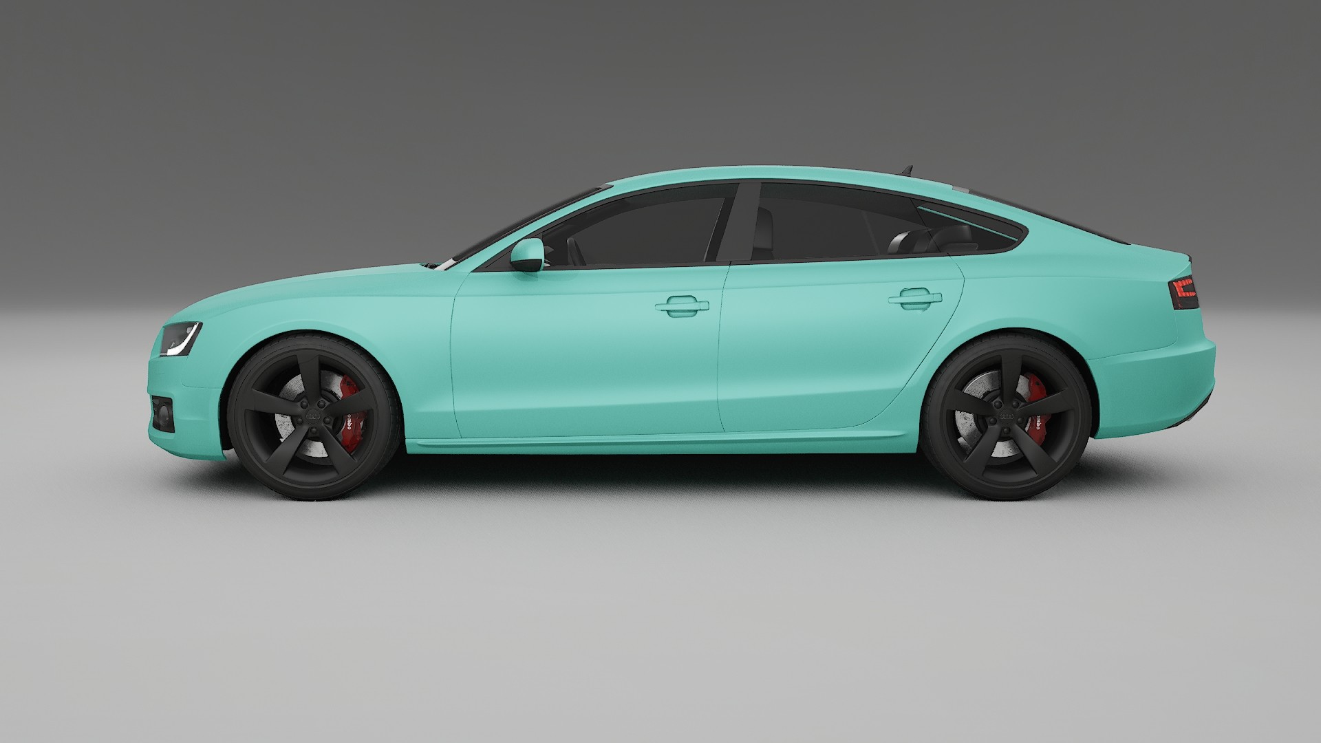 Audi A5 8T Sportback prefacelift pre LCI TPU Lackskyddsfilm | FROST Färgskiftande PPF – Komplett Förskuret Kit