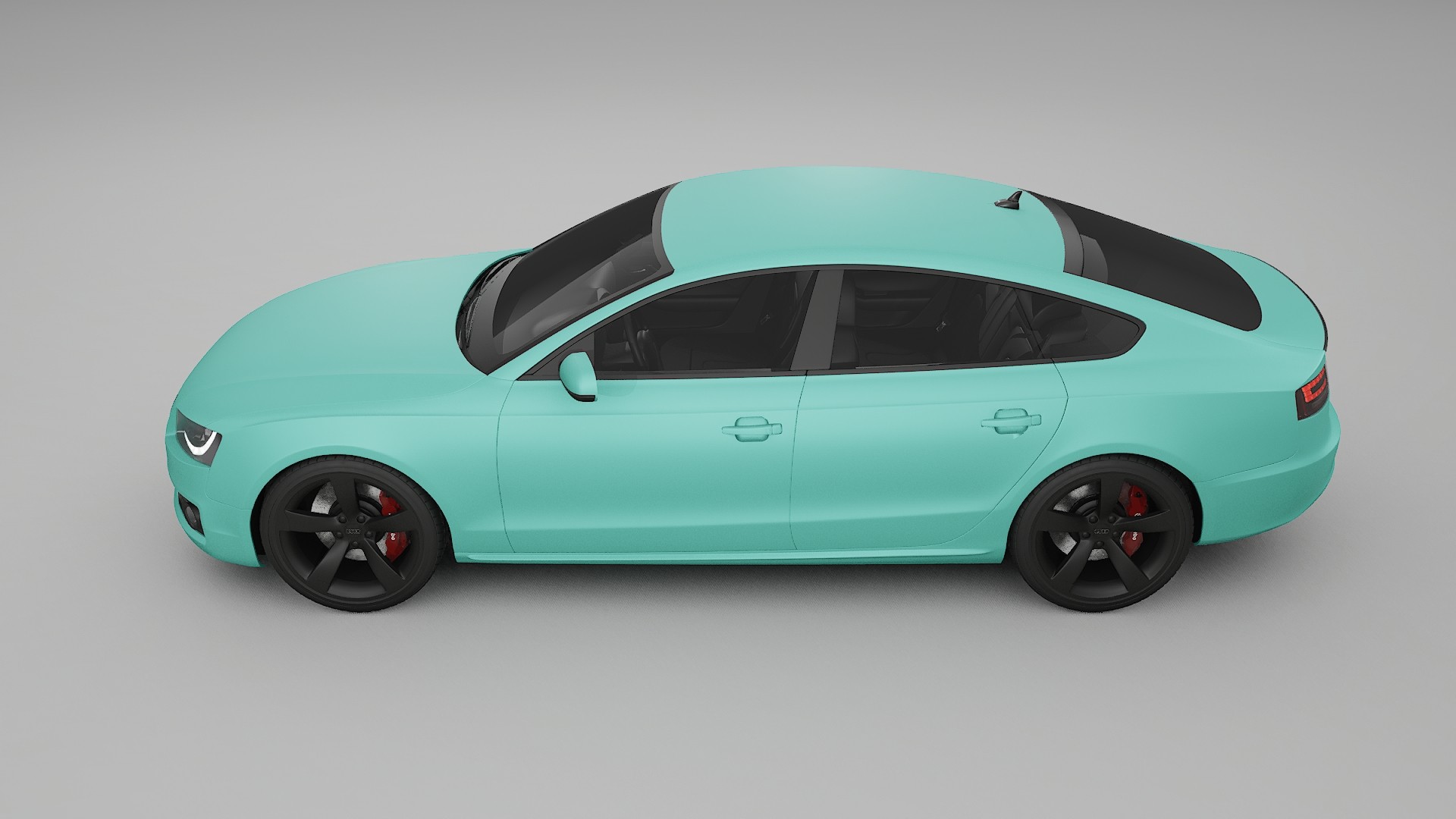 Audi A5 8T Sportback prefacelift pre LCI TPU Lackskyddsfilm | FROST Färgskiftande PPF – Komplett Förskuret Kit