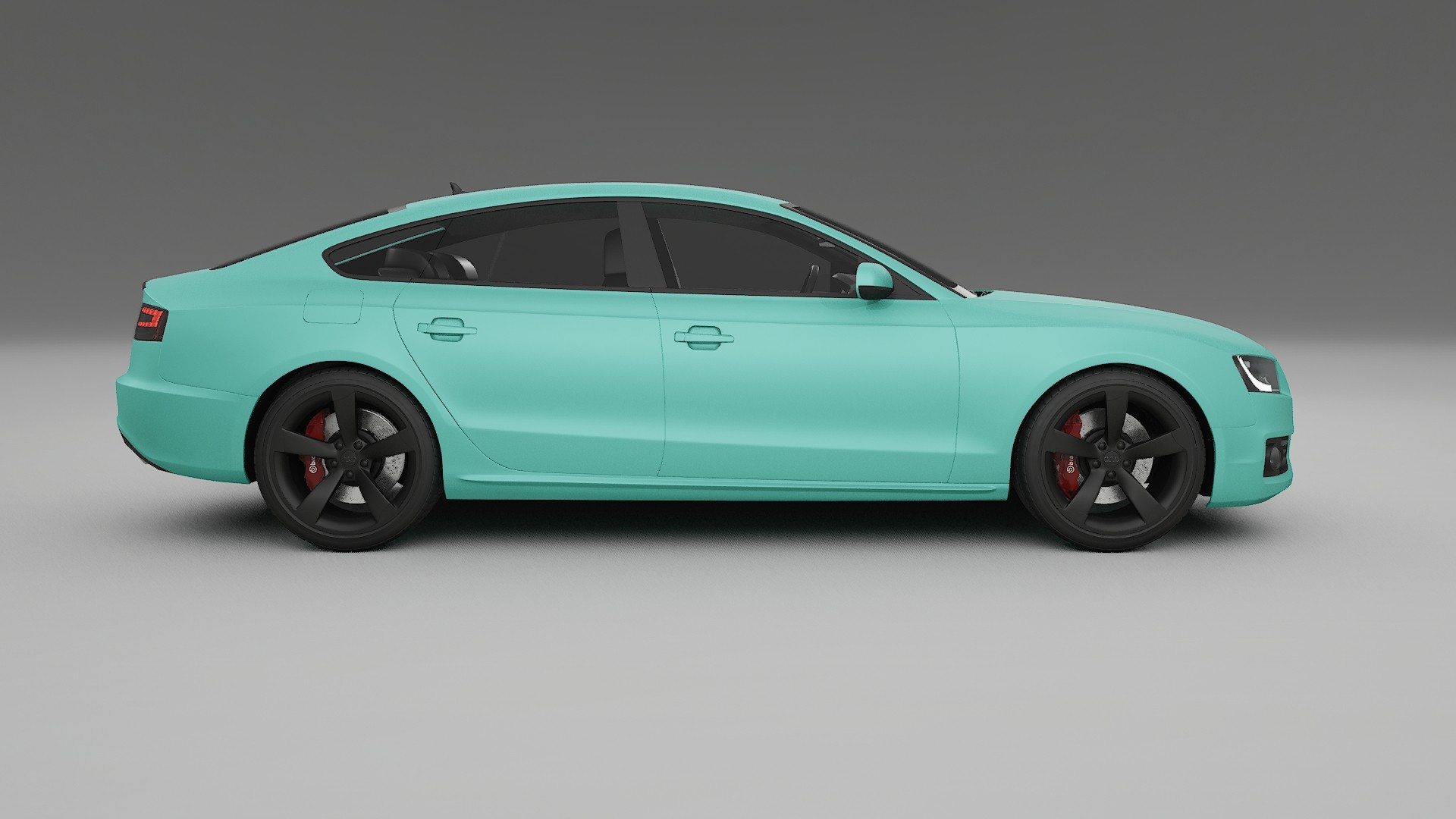 Audi A5 8T Sportback prefacelift pre LCI TPU Lackskyddsfilm | FROST Färgskiftande PPF – Komplett Förskuret Kit