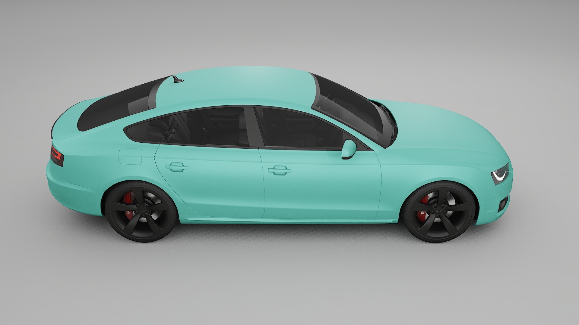 Audi A5 8T Sportback prefacelift pre LCI TPU Lackskyddsfilm | FROST Färgskiftande PPF – Komplett Förskuret Kit