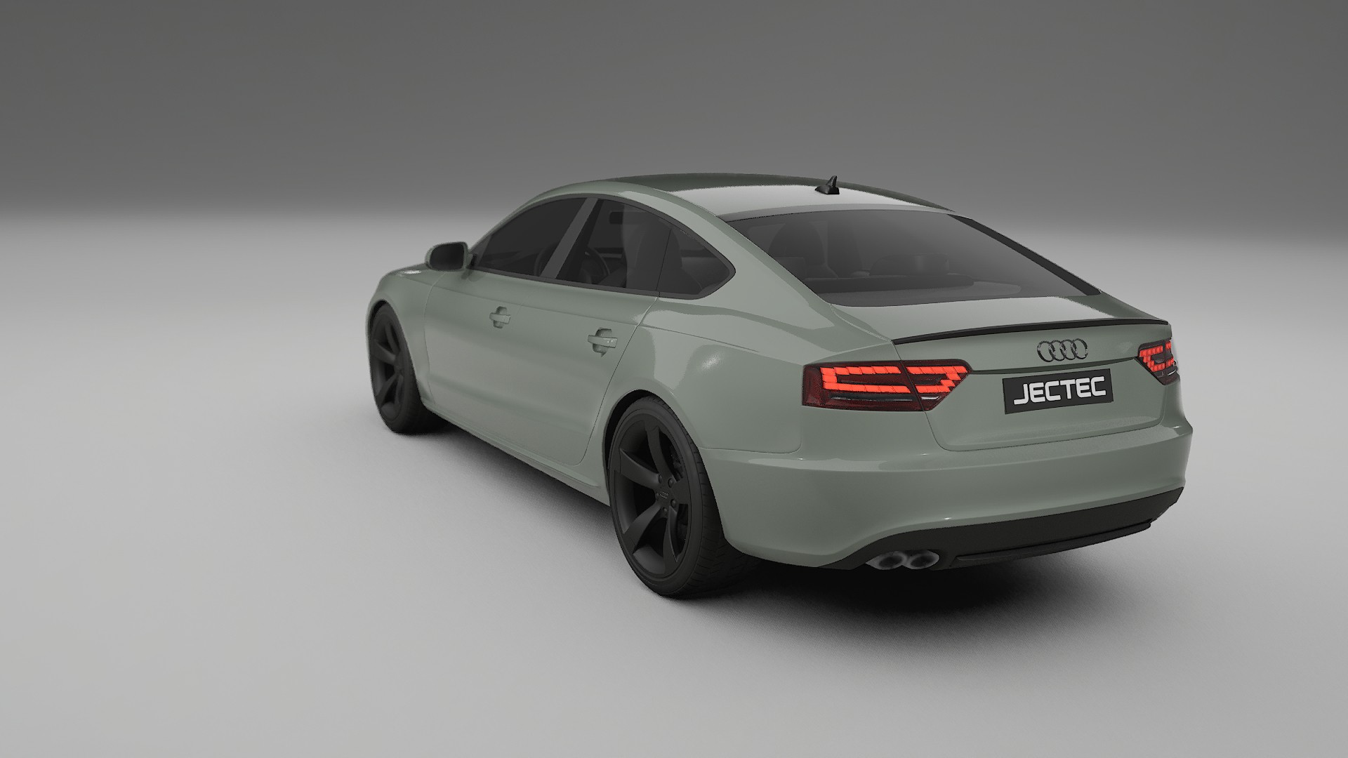 Audi A5 8T Sportback prefacelift pre LCI TPU Lackskyddsfilm | SLATE Färgskiftande PPF – Komplett Förskuret Kit