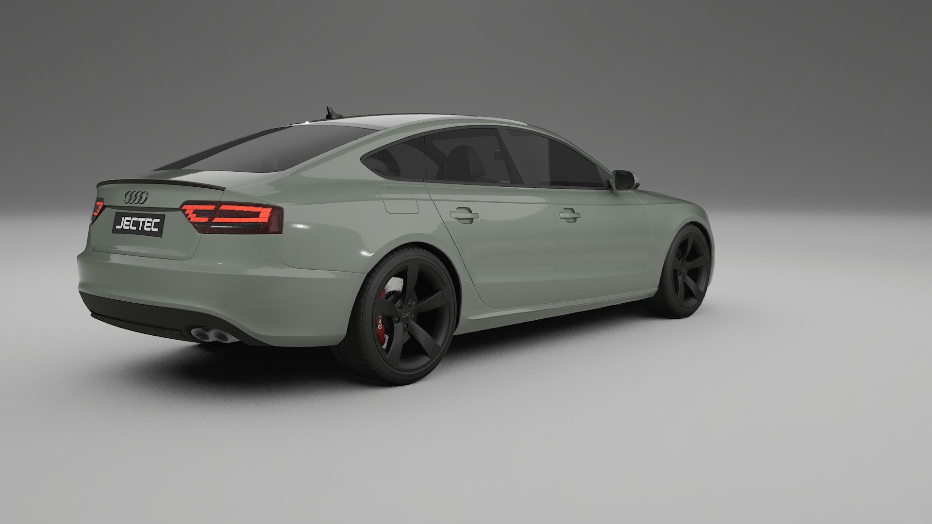 Audi A5 8T Sportback prefacelift pre LCI TPU Lackskyddsfilm | SLATE Färgskiftande PPF – Komplett Förskuret Kit
