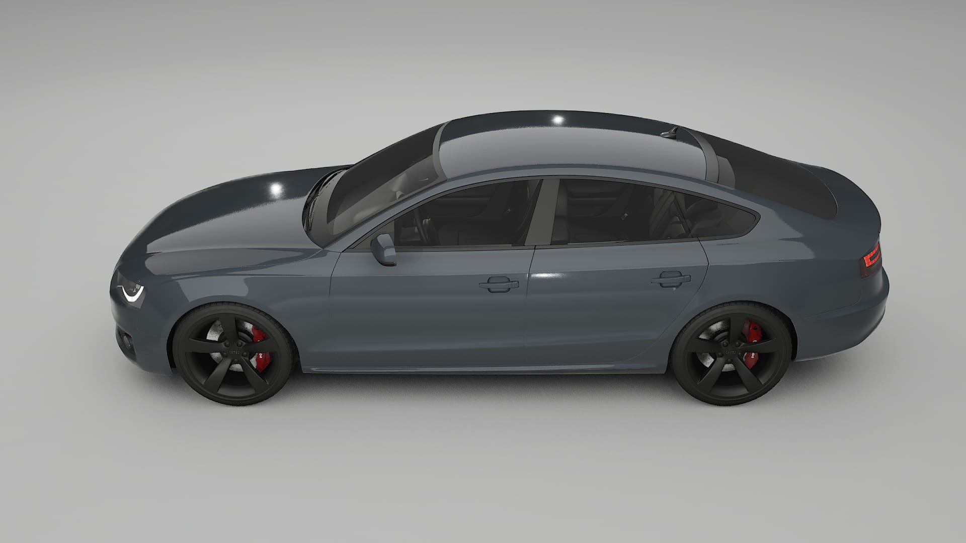 Audi A5 8T Sportback prefacelift pre LCI TPU Lackskyddsfilm | GRANITE Färgskiftande PPF – Komplett Förskuret Kit