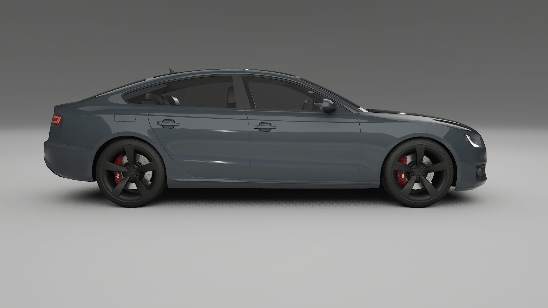 Audi A5 8T Sportback prefacelift pre LCI TPU Lackskyddsfilm | GRANITE Färgskiftande PPF – Komplett Förskuret Kit