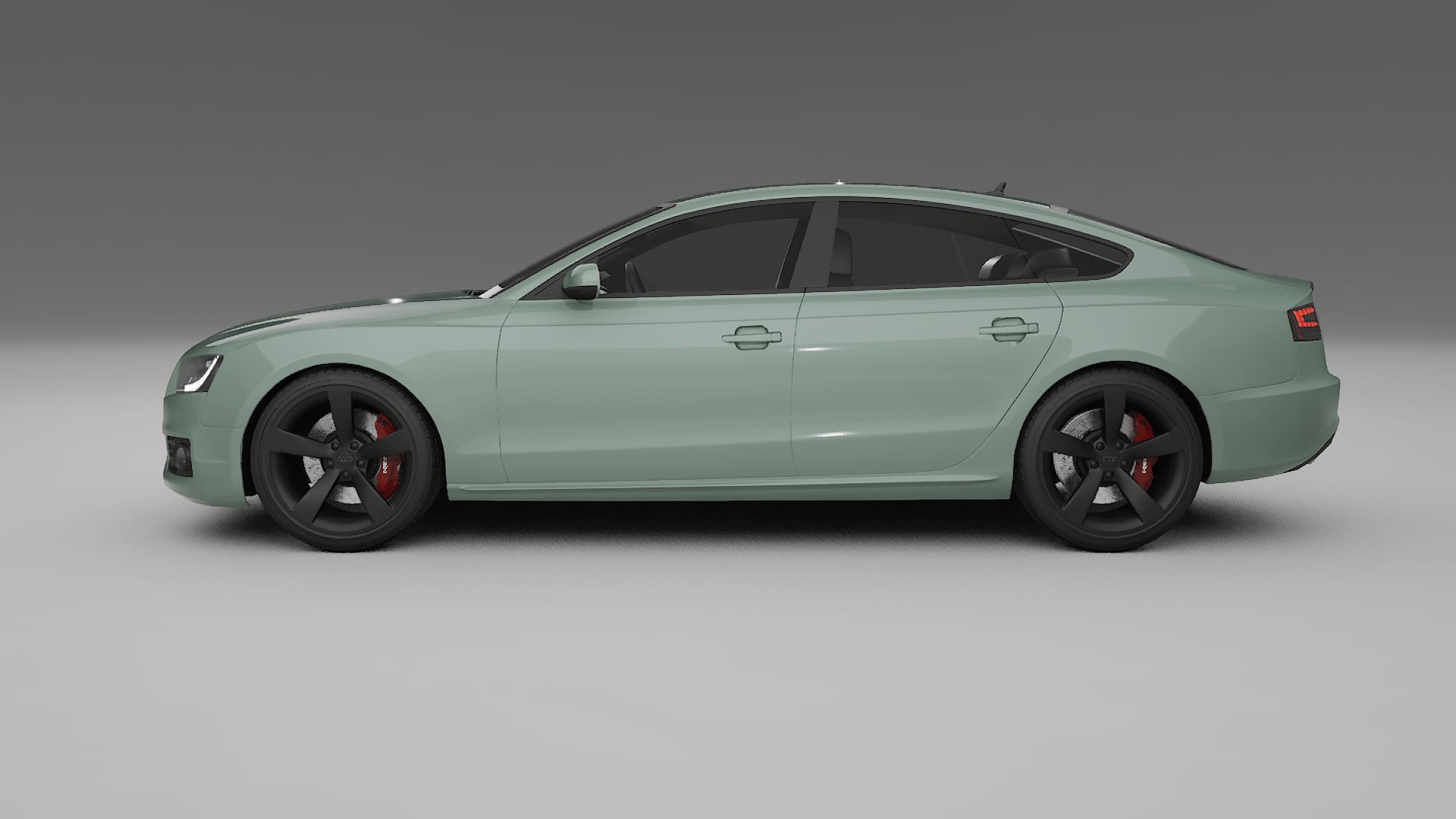 Audi A5 8T Sportback prefacelift pre LCI TPU Lackskyddsfilm | CINDER Färgskiftande PPF – Komplett Förskuret Kit