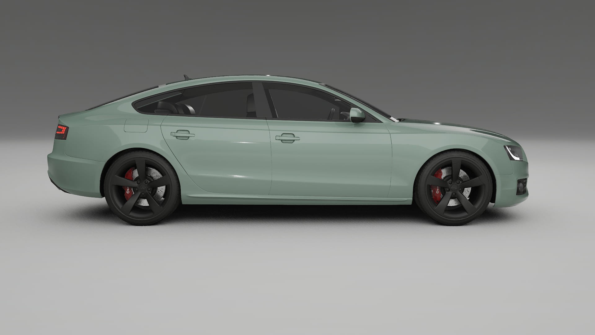 Audi A5 8T Sportback prefacelift pre LCI TPU Lackskyddsfilm | CINDER Färgskiftande PPF – Komplett Förskuret Kit