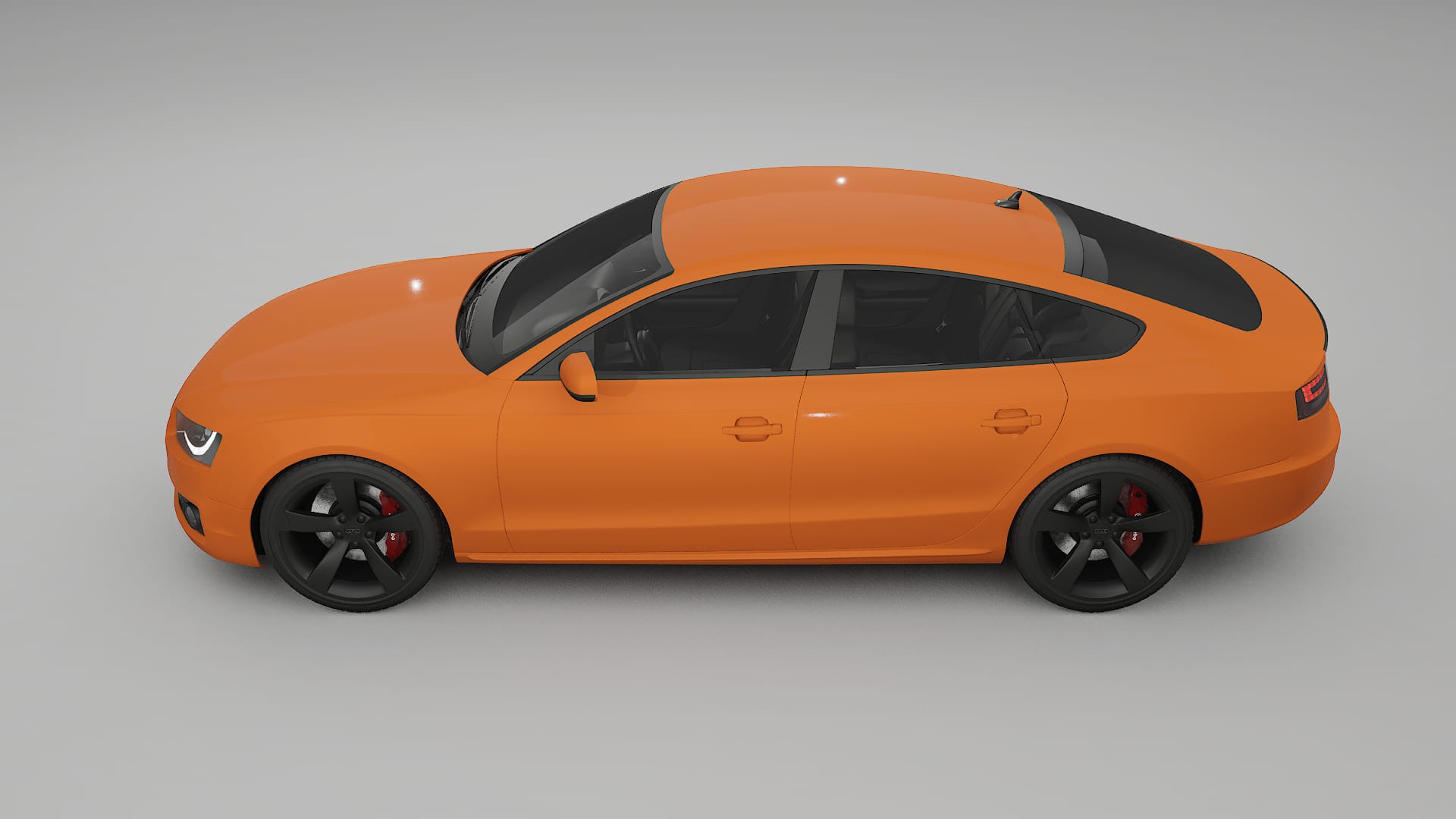 Audi A5 8T Sportback prefacelift pre LCI TPU Lackskyddsfilm | ROCKET Färgskiftande PPF – Komplett Förskuret Kit