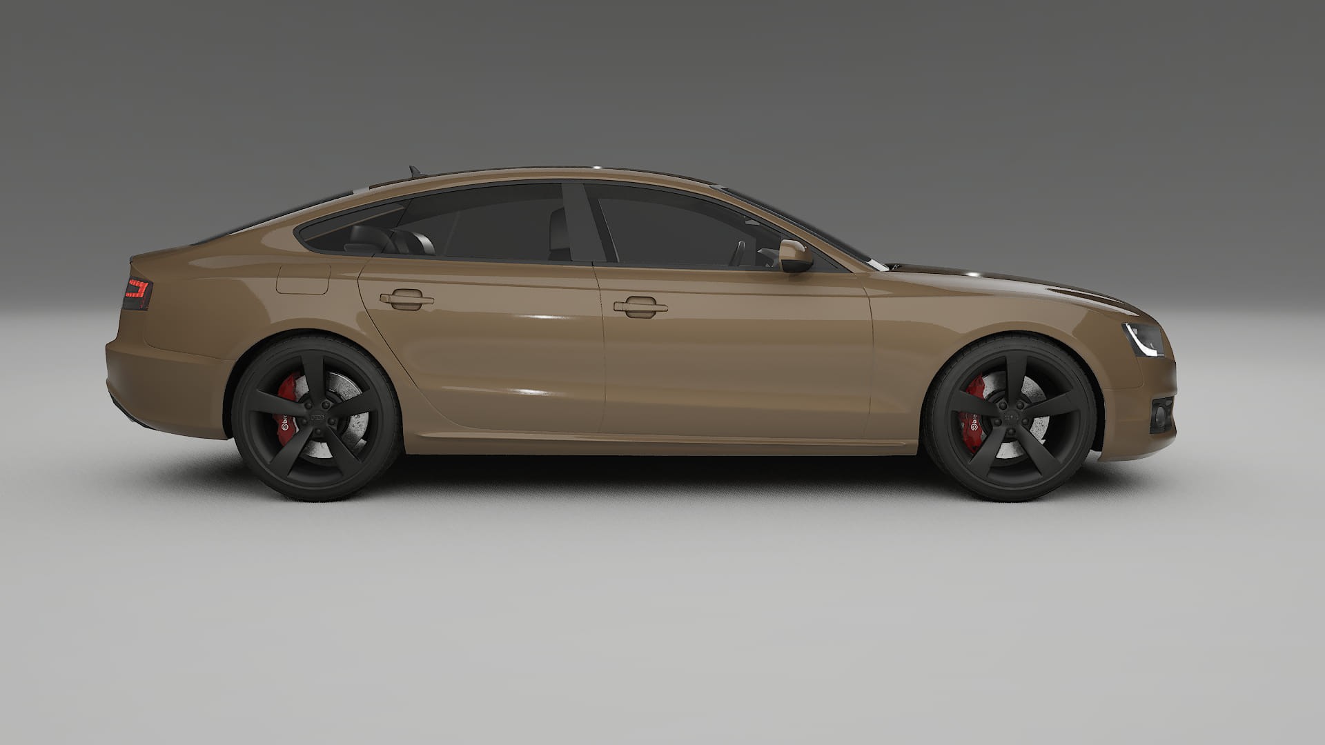 Audi A5 8T Sportback prefacelift pre LCI TPU Lackskyddsfilm | SAHARA Färgskiftande PPF – Komplett Förskuret Kit