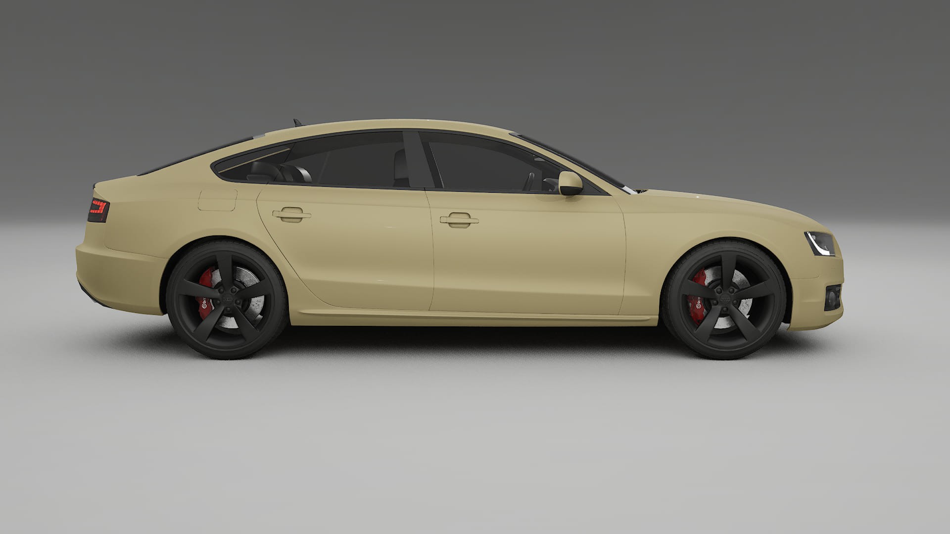 Audi A5 8T Sportback prefacelift pre LCI TPU Lackskyddsfilm | SAND Färgskiftande PPF – Komplett Förskuret Kit