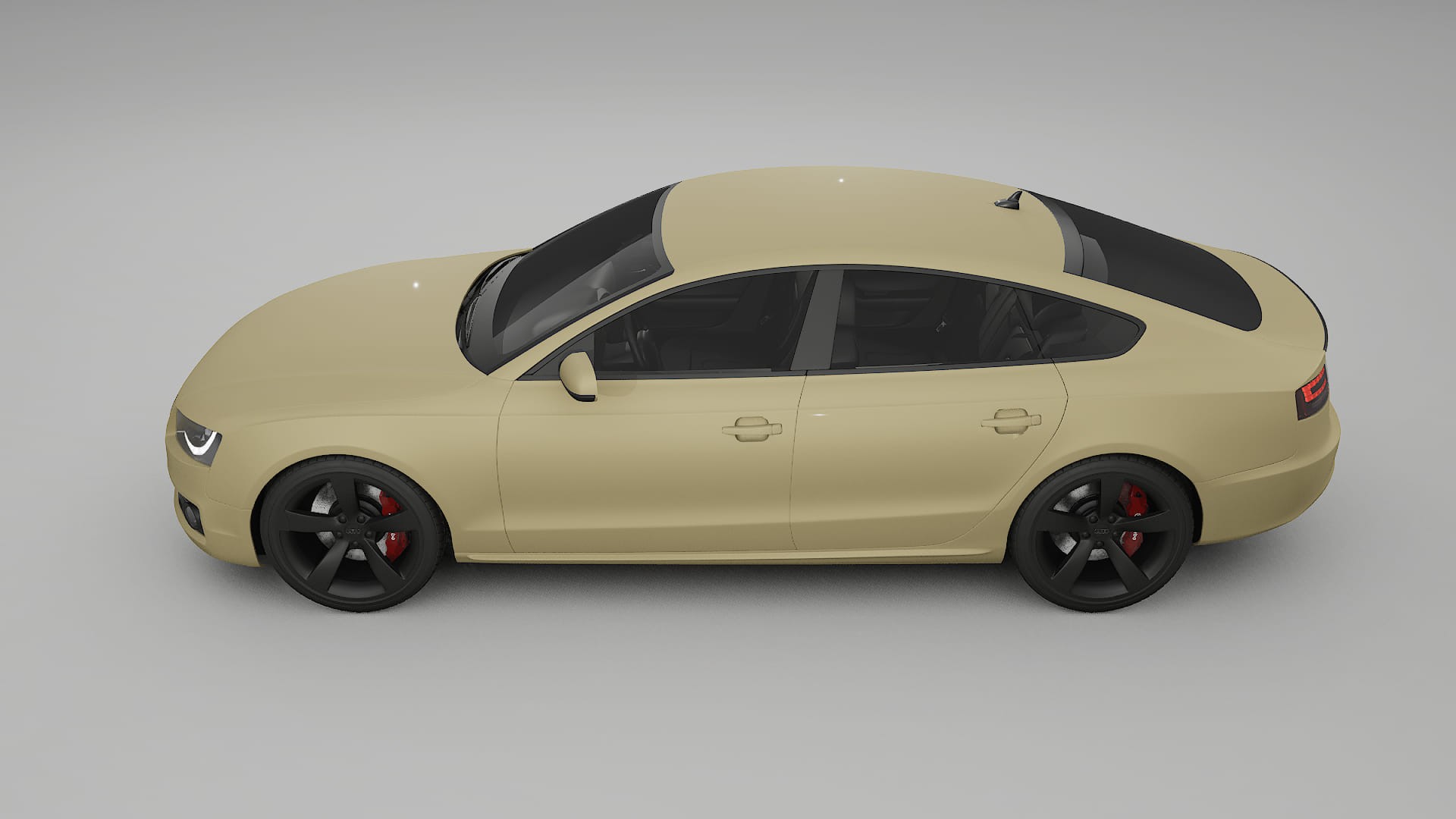 Audi A5 8T Sportback prefacelift pre LCI TPU Lackskyddsfilm | SAND Färgskiftande PPF – Komplett Förskuret Kit