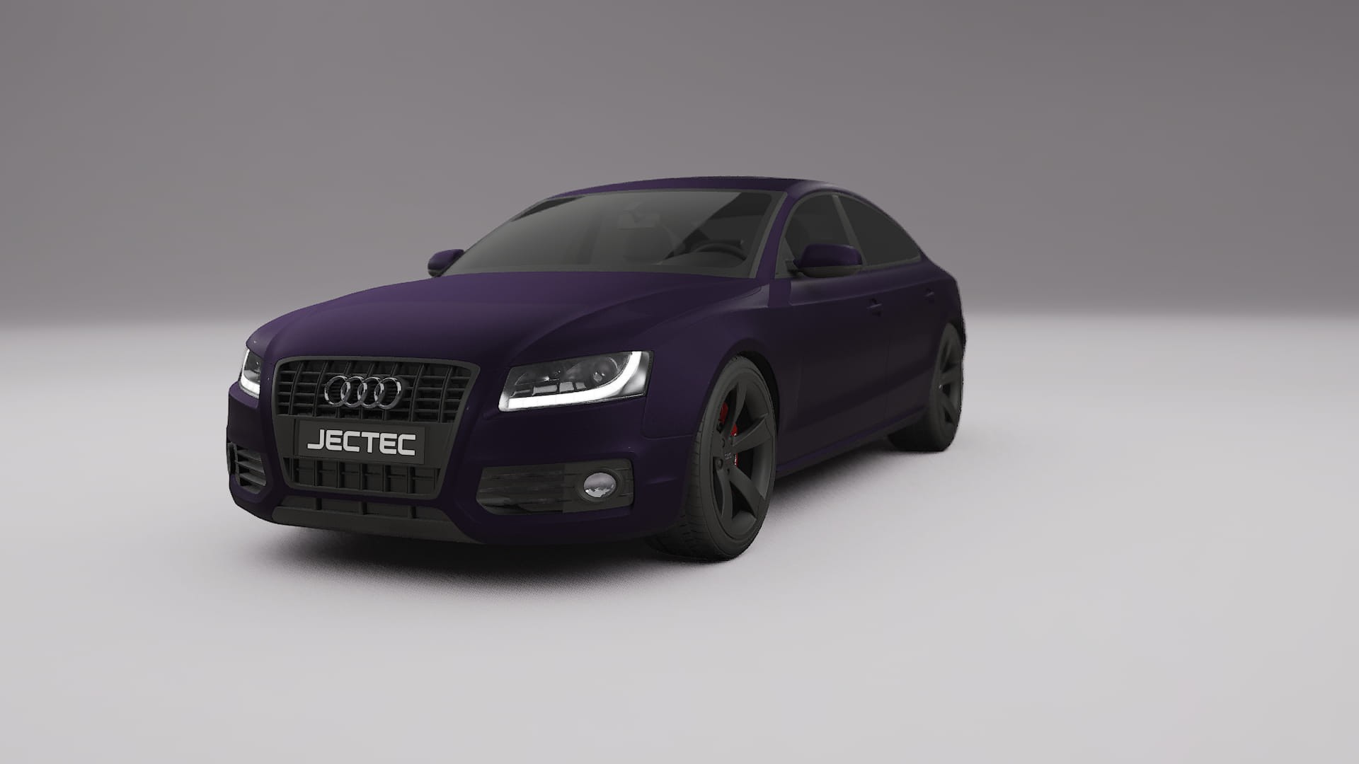 Audi A5 8T Sportback prefacelift pre LCI TPU Lackskyddsfilm | VIOLET Färgskiftande PPF – Komplett Förskuret Kit