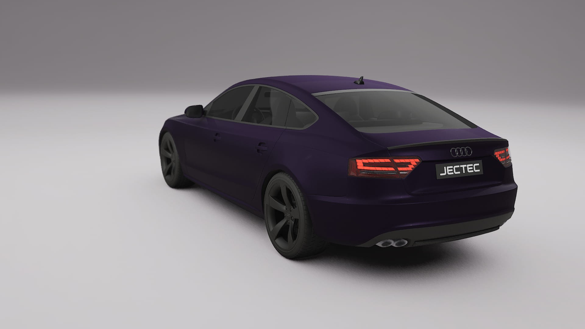Audi A5 8T Sportback prefacelift pre LCI TPU Lackskyddsfilm | VIOLET Färgskiftande PPF – Komplett Förskuret Kit