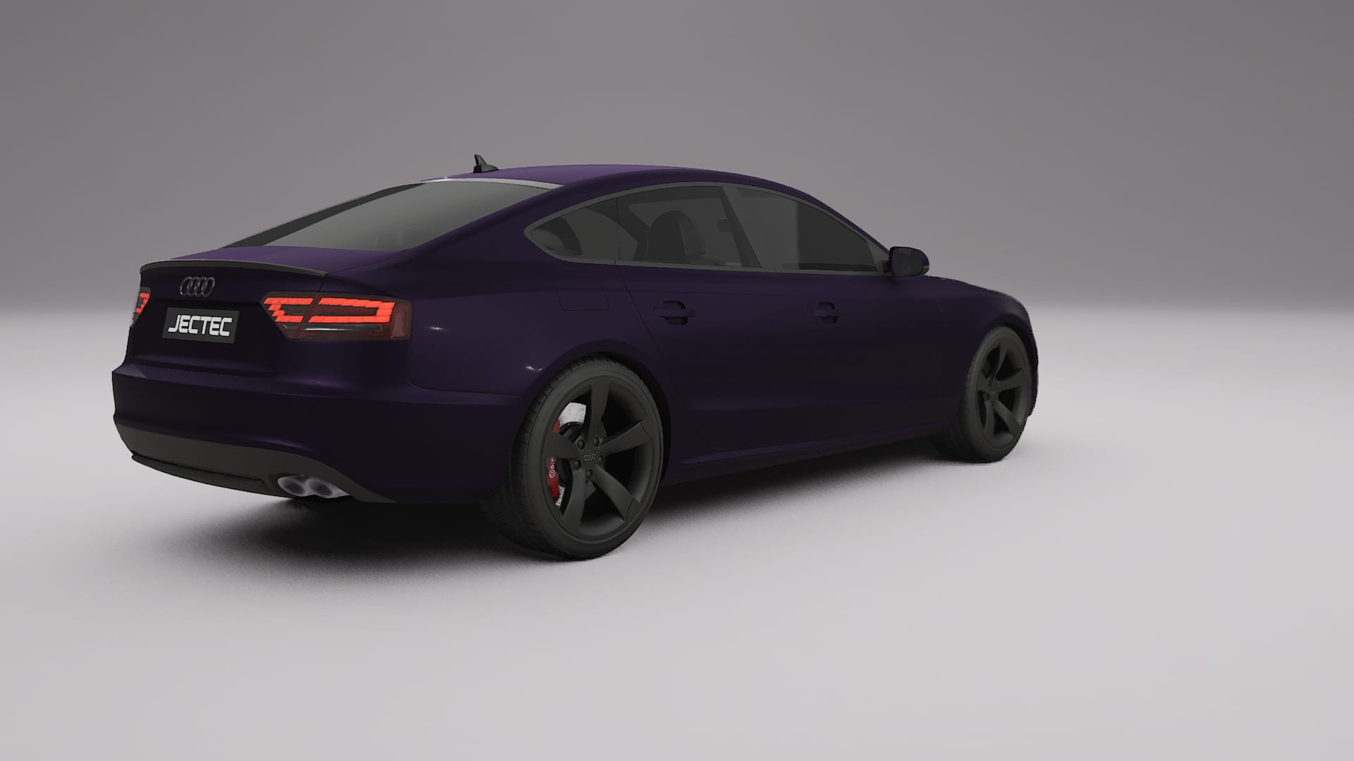 Audi A5 8T Sportback prefacelift pre LCI TPU Lackskyddsfilm | VIOLET Färgskiftande PPF – Komplett Förskuret Kit