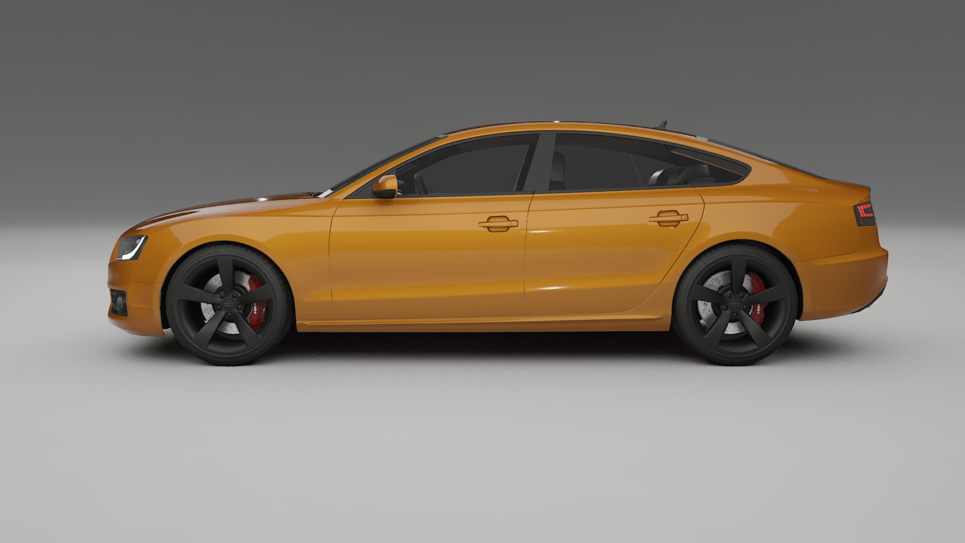 Audi A5 8T Sportback prefacelift pre LCI TPU Lackskyddsfilm | DAISY Färgskiftande PPF – Komplett Förskuret Kit