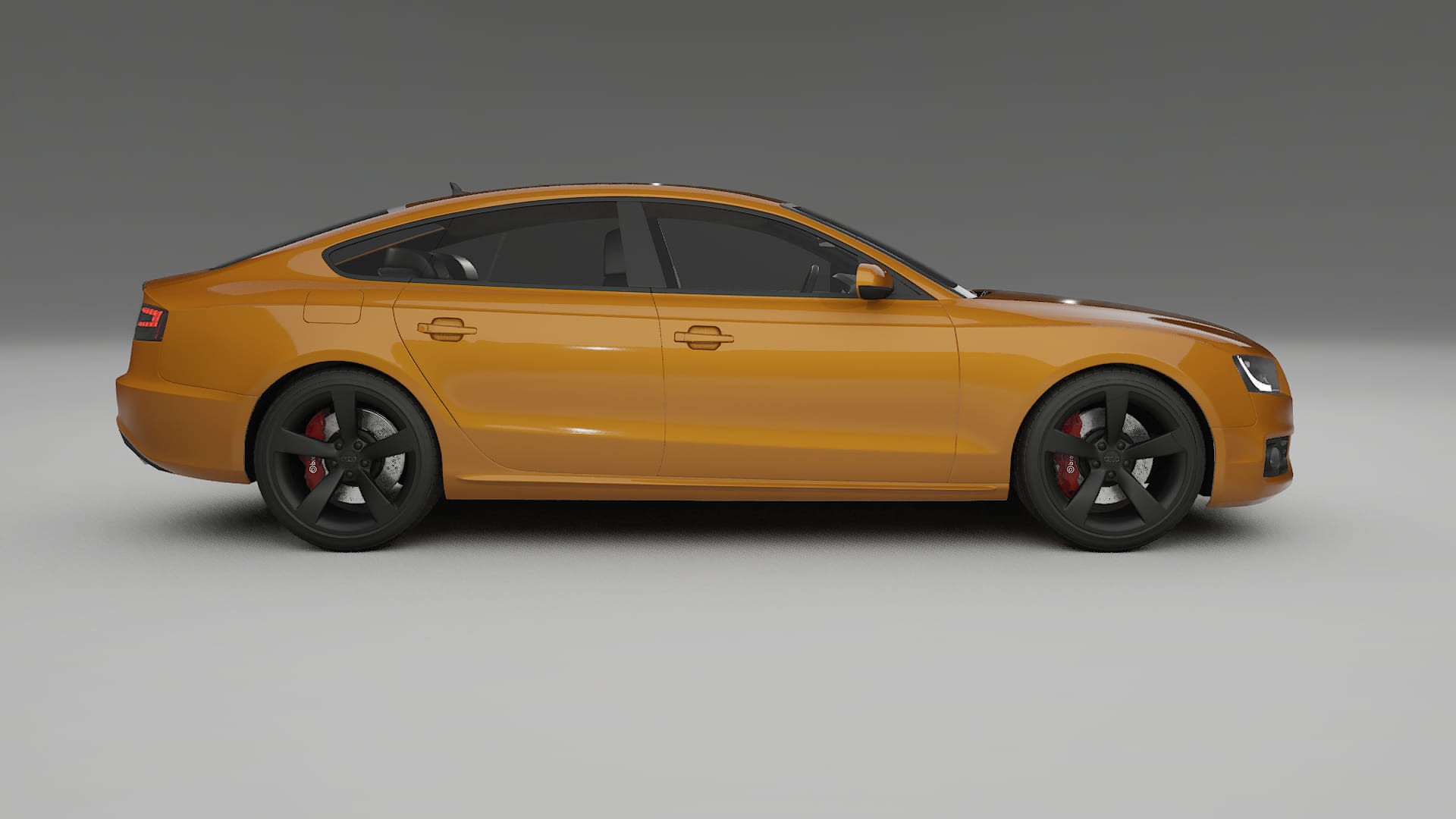 Audi A5 8T Sportback prefacelift pre LCI TPU Lackskyddsfilm | DAISY Färgskiftande PPF – Komplett Förskuret Kit