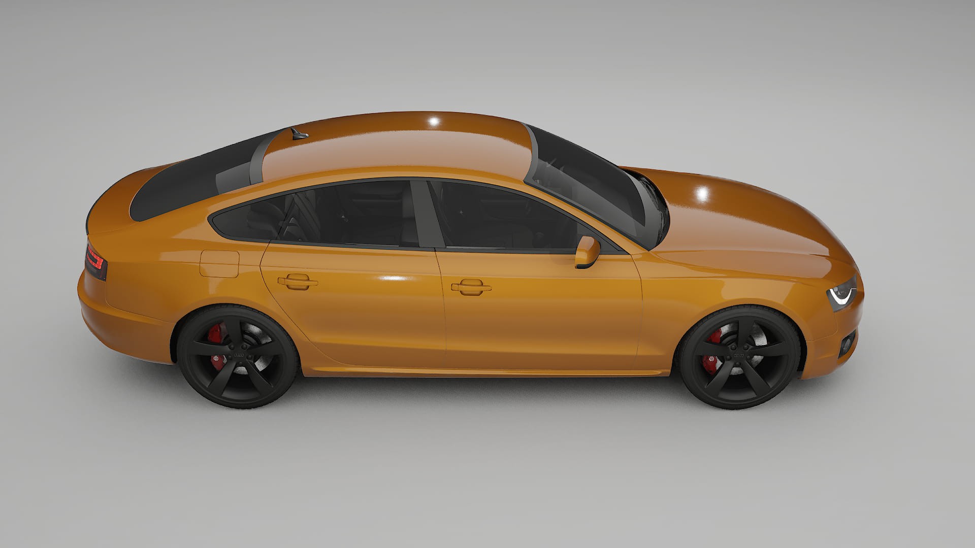 Audi A5 8T Sportback prefacelift pre LCI TPU Lackskyddsfilm | DAISY Färgskiftande PPF – Komplett Förskuret Kit