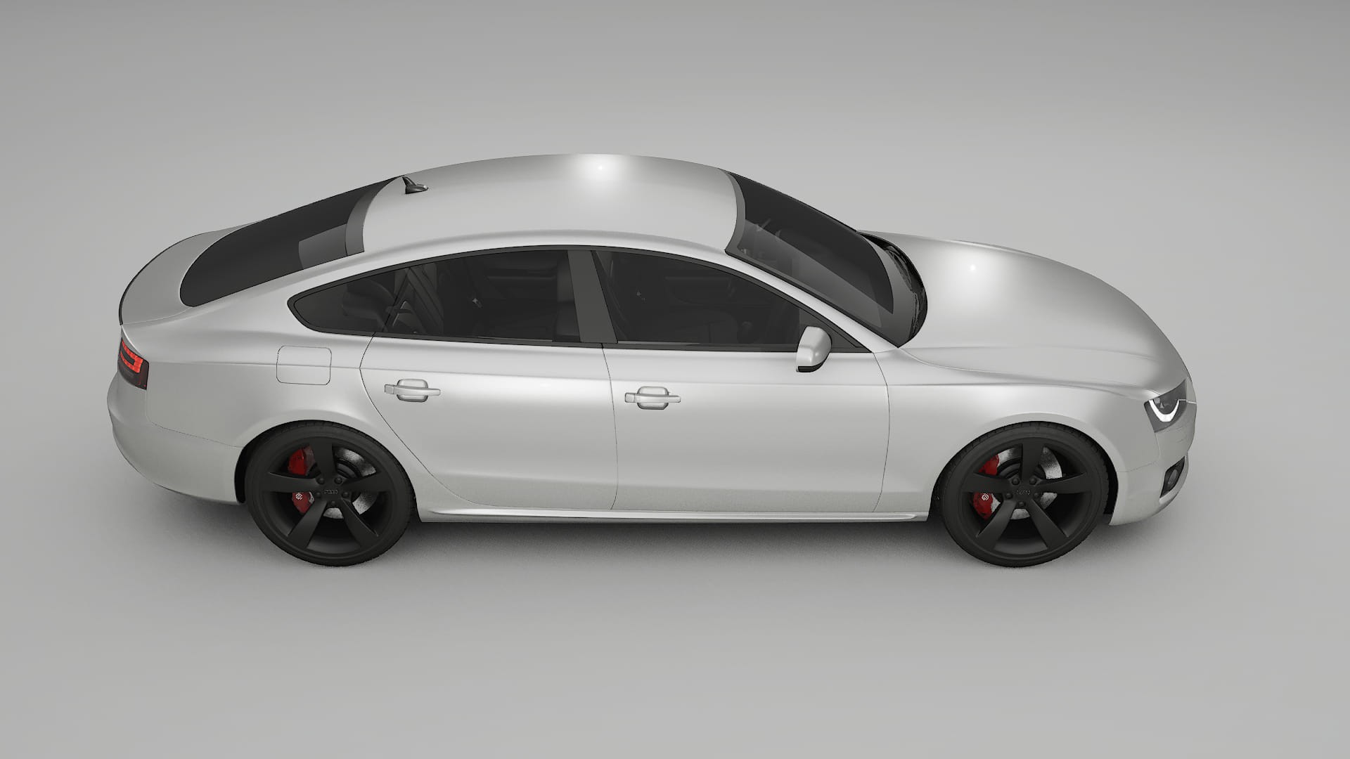 Audi A5 8T Sportback prefacelift pre LCI TPU Lackskyddsfilm | PEARL Färgskiftande PPF – Komplett Förskuret Kit