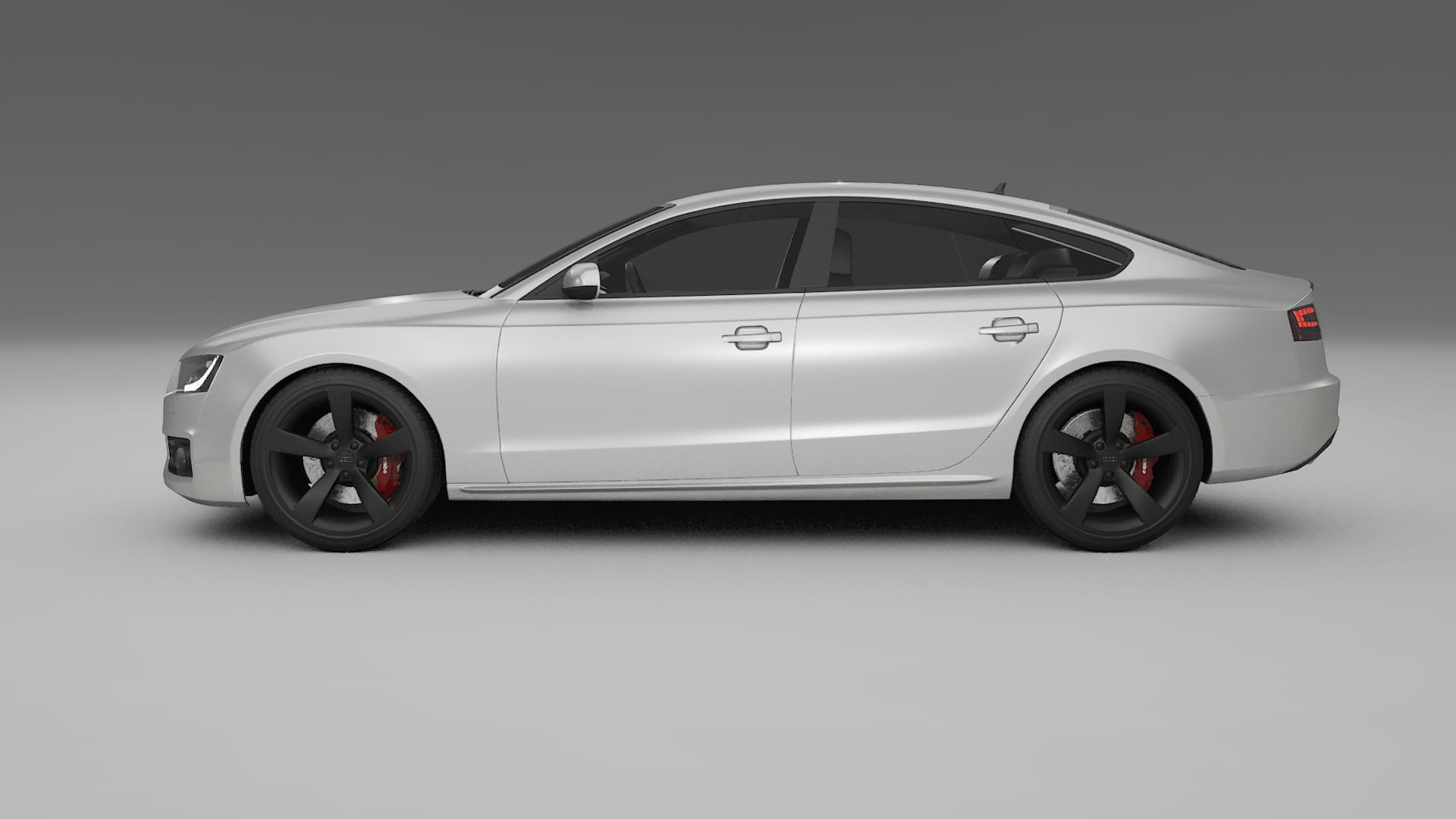 Audi A5 8T Sportback prefacelift pre LCI TPU Lackskyddsfilm | OPAL Färgskiftande PPF – Komplett Förskuret Kit