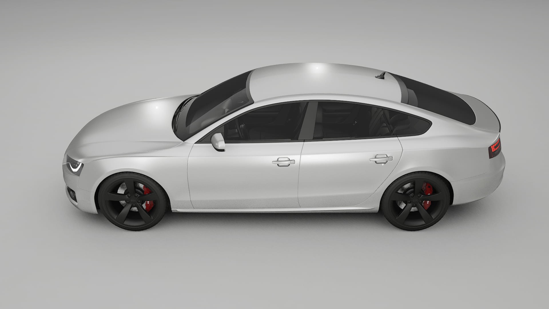 Audi A5 8T Sportback prefacelift pre LCI TPU Lackskyddsfilm | OPAL Färgskiftande PPF – Komplett Förskuret Kit