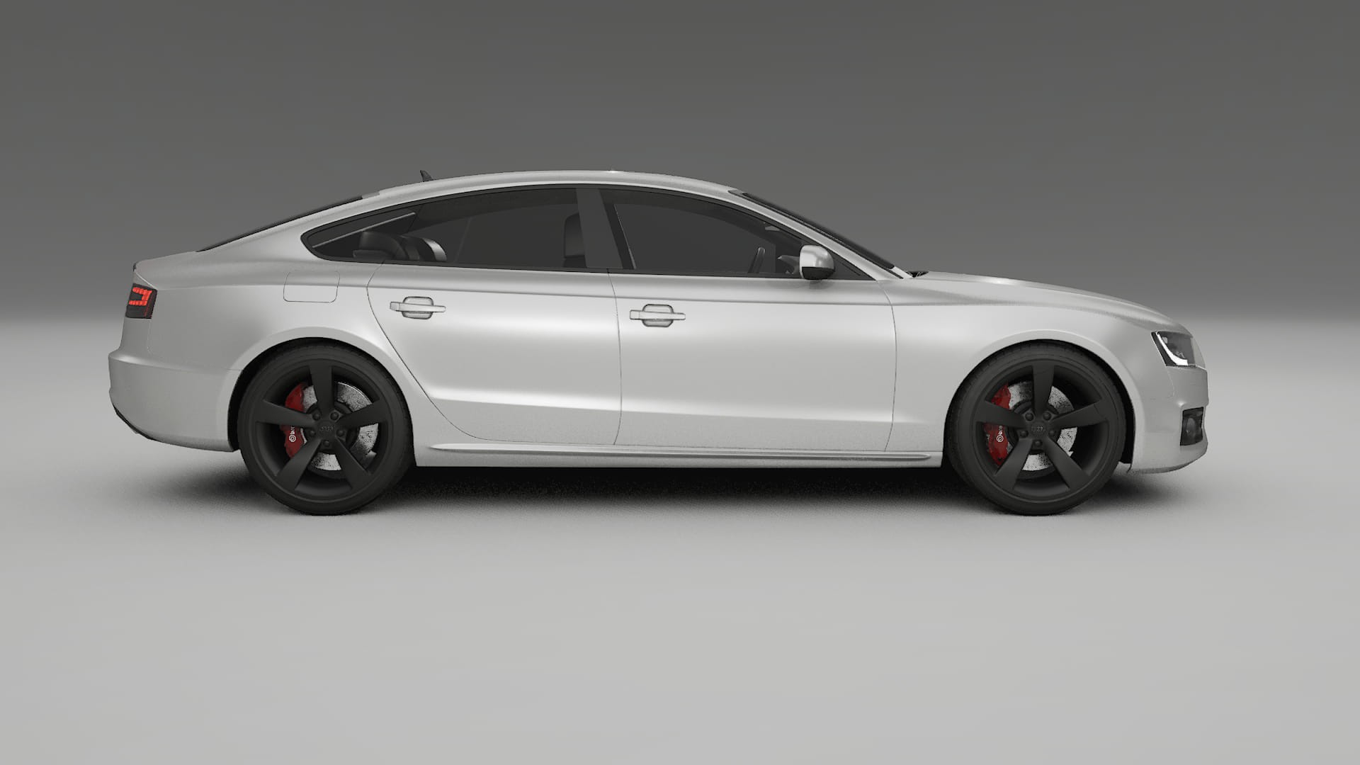 Audi A5 8T Sportback prefacelift pre LCI TPU Lackskyddsfilm | OPAL Färgskiftande PPF – Komplett Förskuret Kit