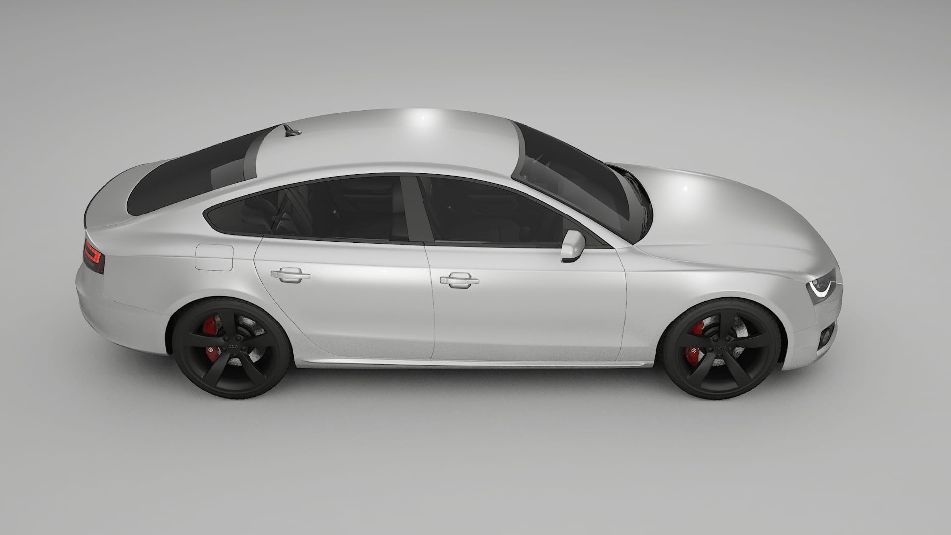 Audi A5 8T Sportback prefacelift pre LCI TPU Lackskyddsfilm | OPAL Färgskiftande PPF – Komplett Förskuret Kit