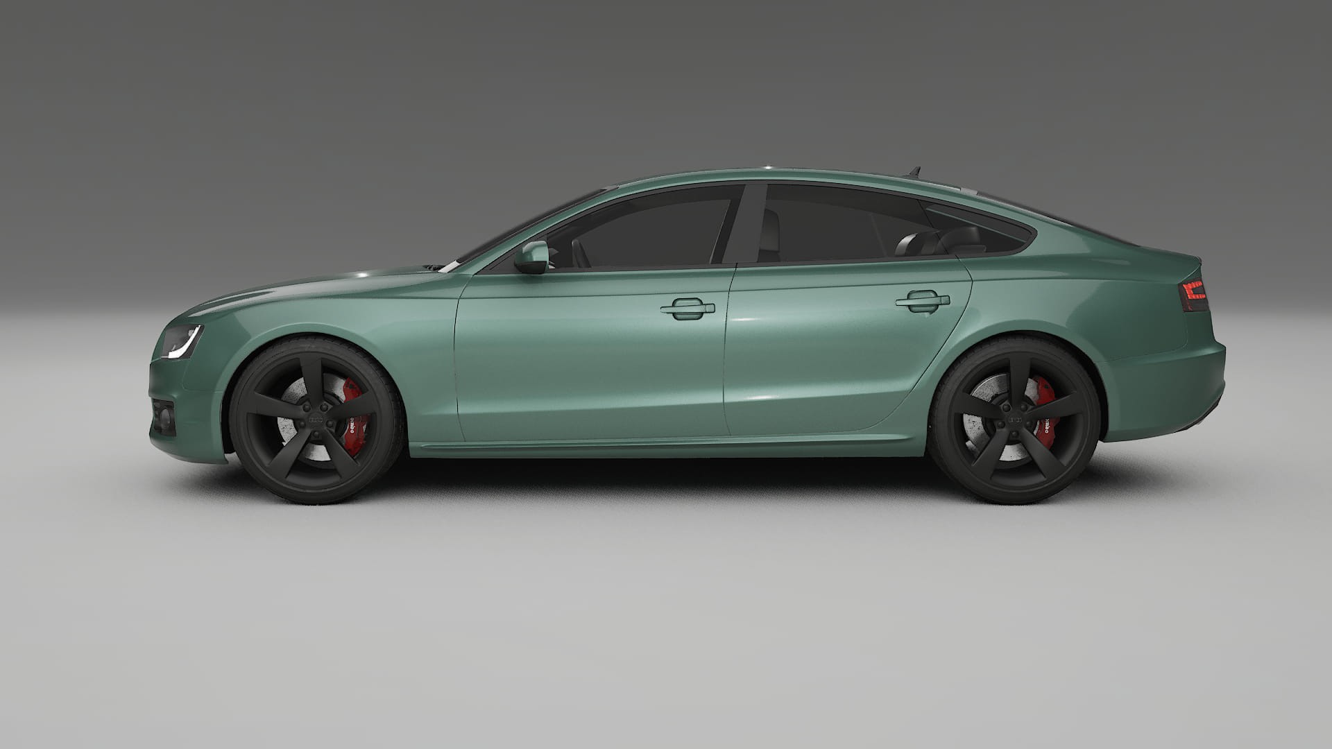 Audi A5 8T Sportback prefacelift pre LCI TPU Lackskyddsfilm | EVERGREEN Färgskiftande PPF – Komplett Förskuret Kit