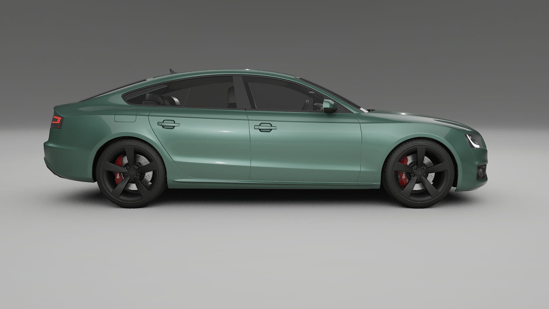 Audi A5 8T Sportback prefacelift pre LCI TPU Lackskyddsfilm | EVERGREEN Färgskiftande PPF – Komplett Förskuret Kit