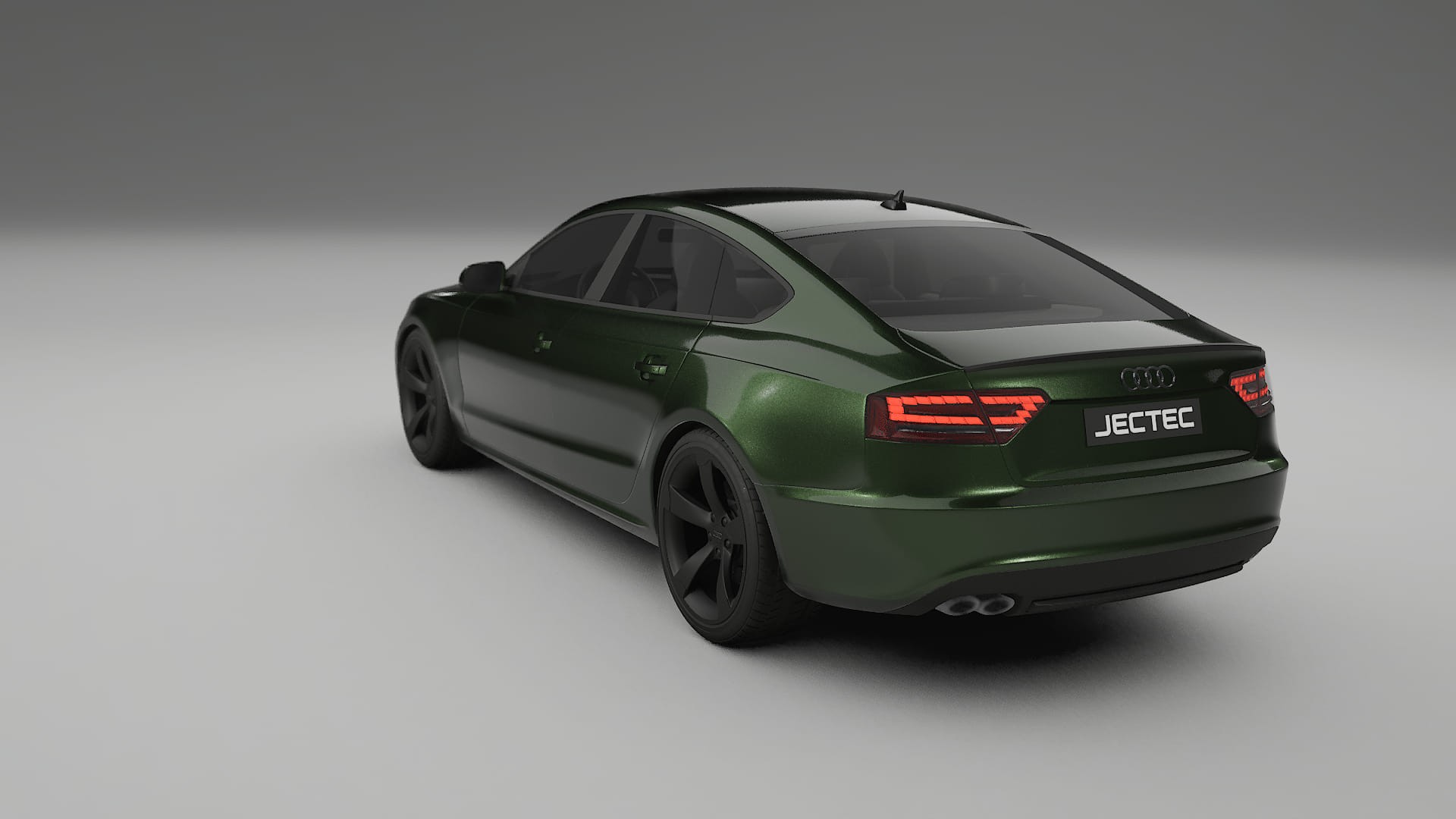 Audi A5 8T Sportback prefacelift pre LCI TPU Lackskyddsfilm | LAGOON Färgskiftande PPF – Komplett Förskuret Kit