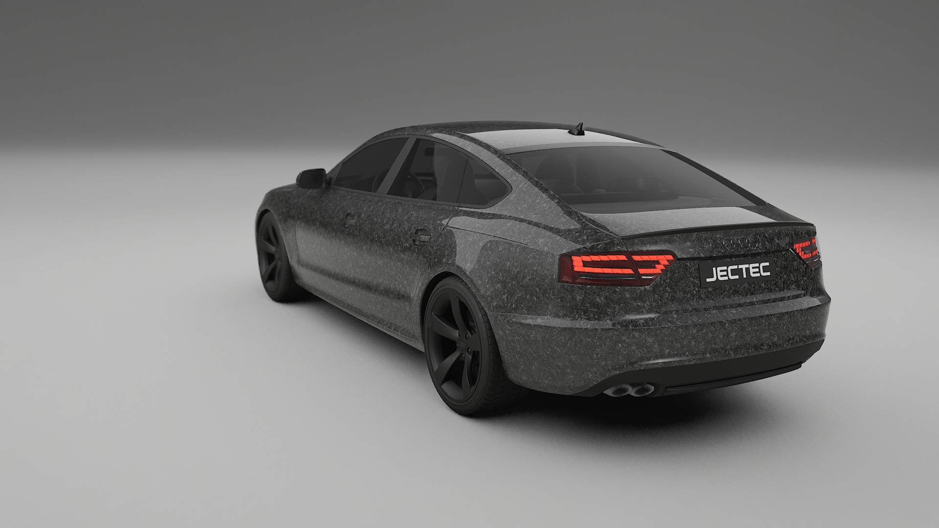 Audi A5 8T Sportback prefacelift pre LCI TPU Lackskyddsfilm | FORGED S Färgskiftande PPF – Komplett Förskuret Kit