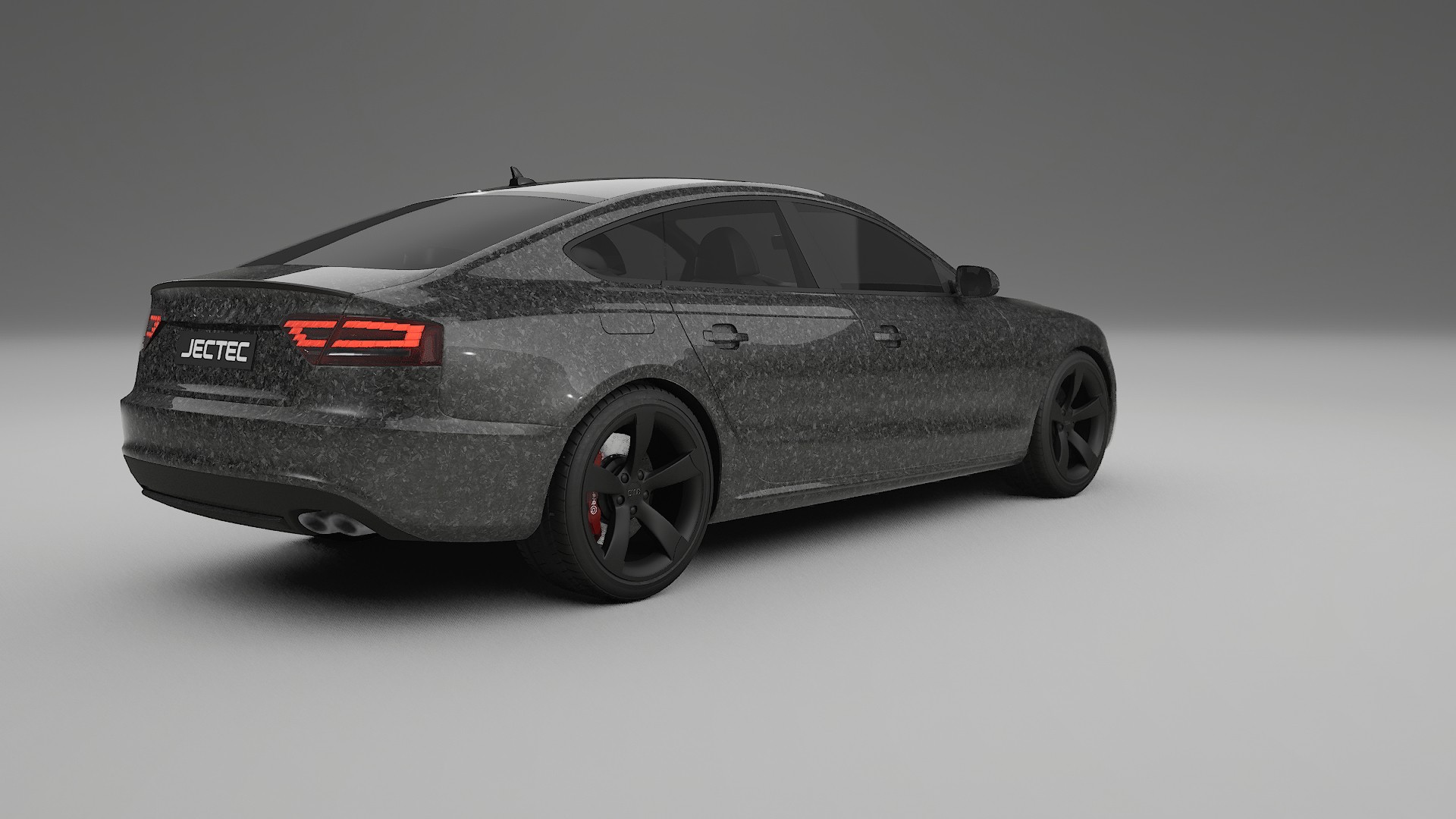 Audi A5 8T Sportback prefacelift pre LCI TPU Lackskyddsfilm | FORGED S Färgskiftande PPF – Komplett Förskuret Kit